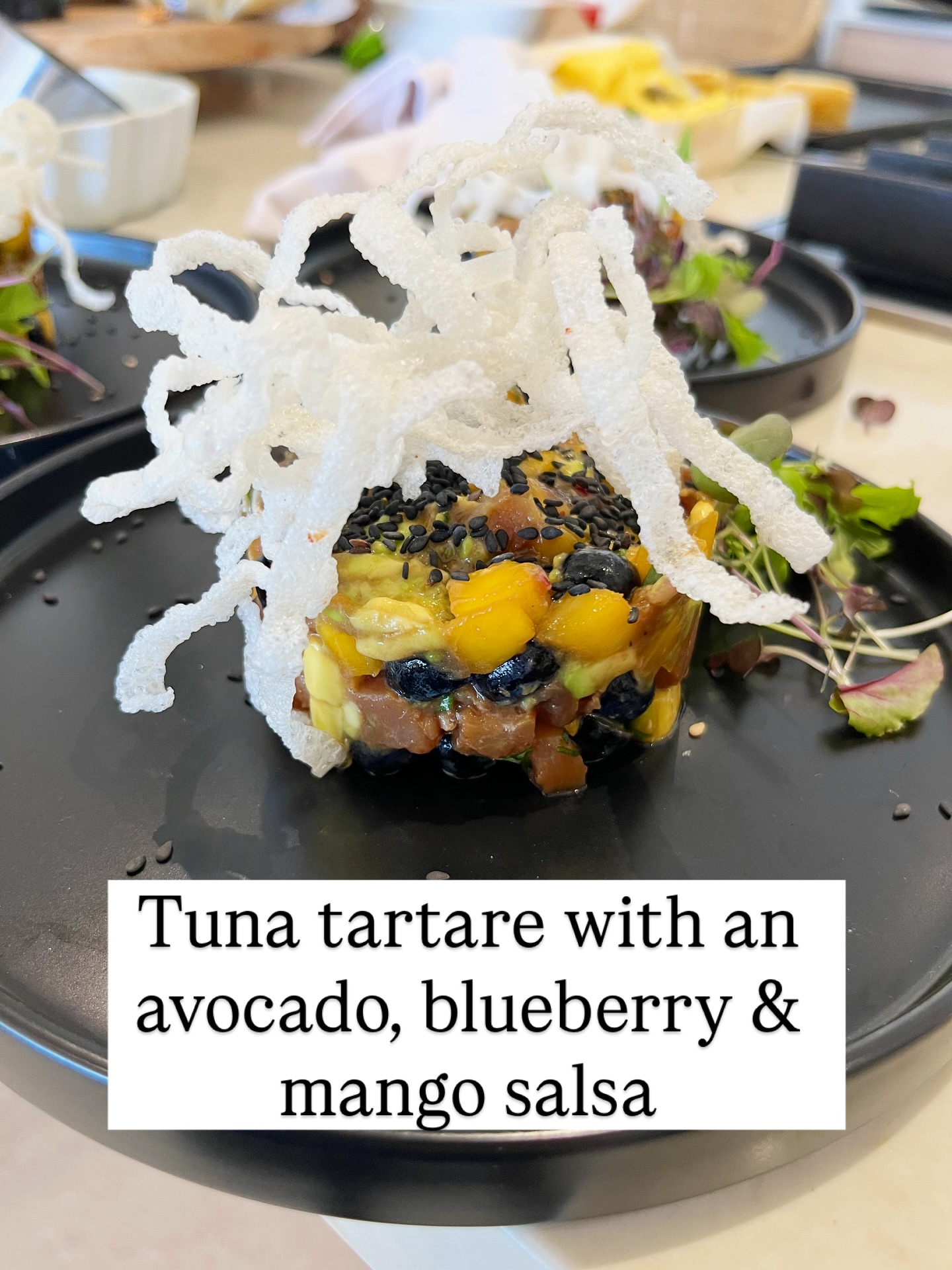 Dessert does not have to always be a sweet treat, sometimes cheese is the answer
The second selection by my clients who chose a menu with options. I absolutely adored this pairing for dessert because firstly I love cheese and second warm fresh homemade in the clients house bread, do I need to say more?
#privatechefballito