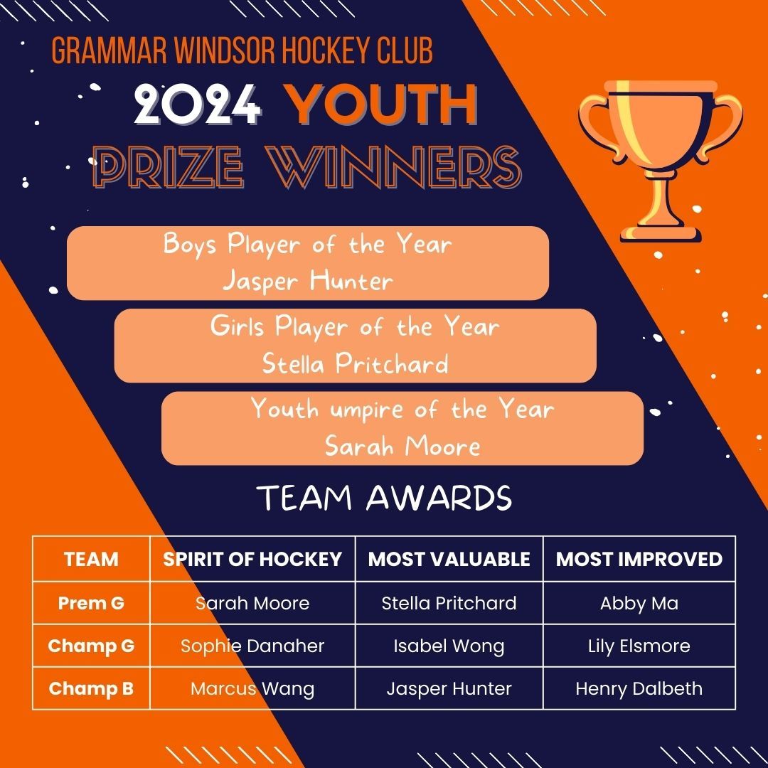 Congratulations to all our youth prize winners!!!!