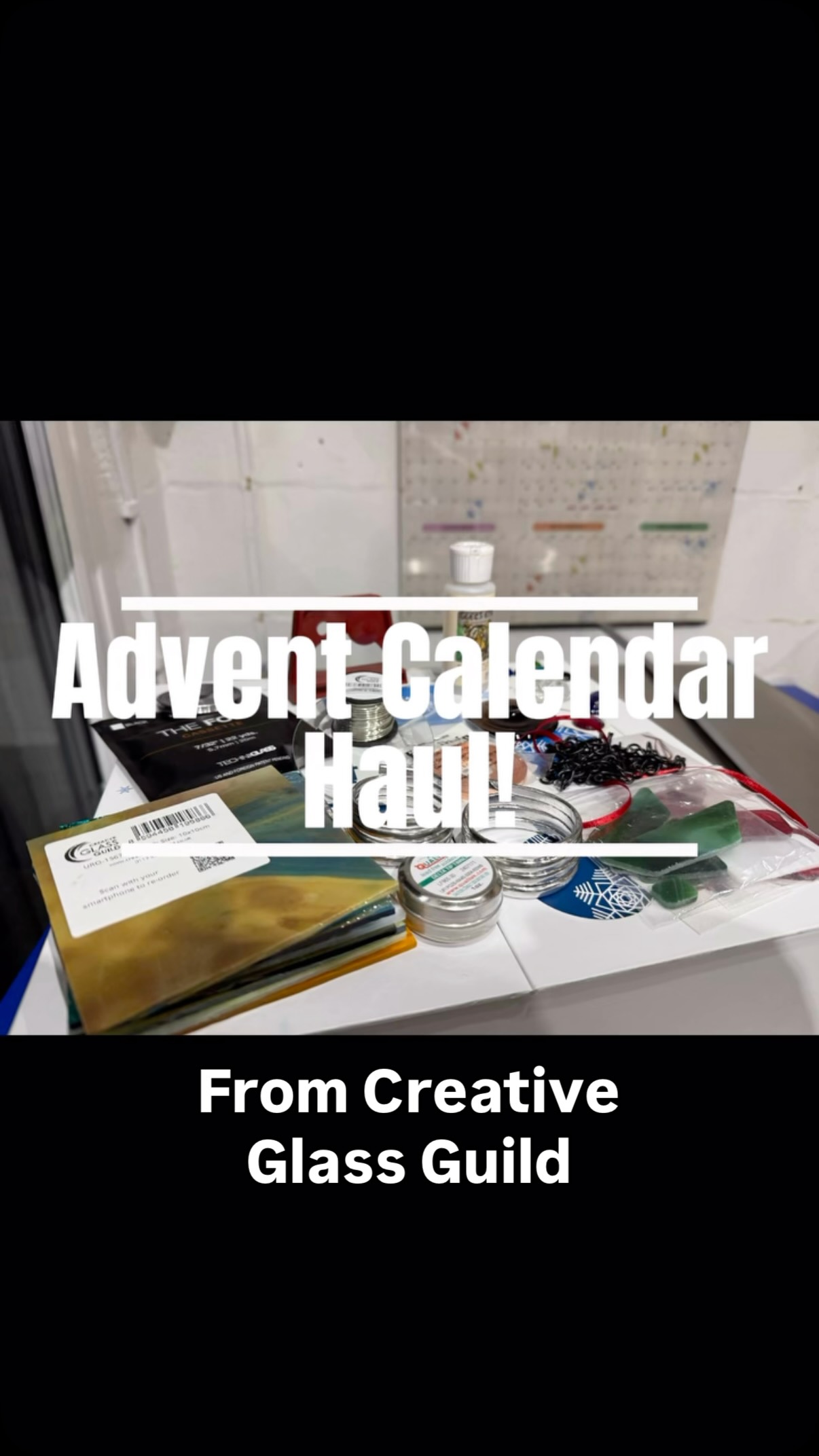 Only 5 weeks later than scheduled 😩🫣 December & January have just completely run away with me!!
So here we go - the complete contents of the 2025 @creativeglassguild 2025 Advent calendar. Great for beginners, those wanting to build up materials or even if you just want to maybe try some products you might not have considered before!
‘Core’ gifts included jack chain for hanging items, solder, an alternative flux and some lovely glass samples to use in your smaller projects…. Then some lovely examples of roundels and embellishments to experiment with, and for those of you wanting to hit the ground running, some pre cut Christmas decorations to assemble!
However, one item has thrown me! The Morton system glass breaking press?! Anyone got one and can advise how I use it?
Thanks CGG - another lovely set and the fused glass one was even better!
#stainedglass #adventcalendar #craft #glassart #handmade
@edenvalleyartisticnetwork @cumbrialifemag @arts_cumbria @rheged_centre @hare_hill_barn @the_makers_mill @thehappyherdwick @contemporaryglasssociety