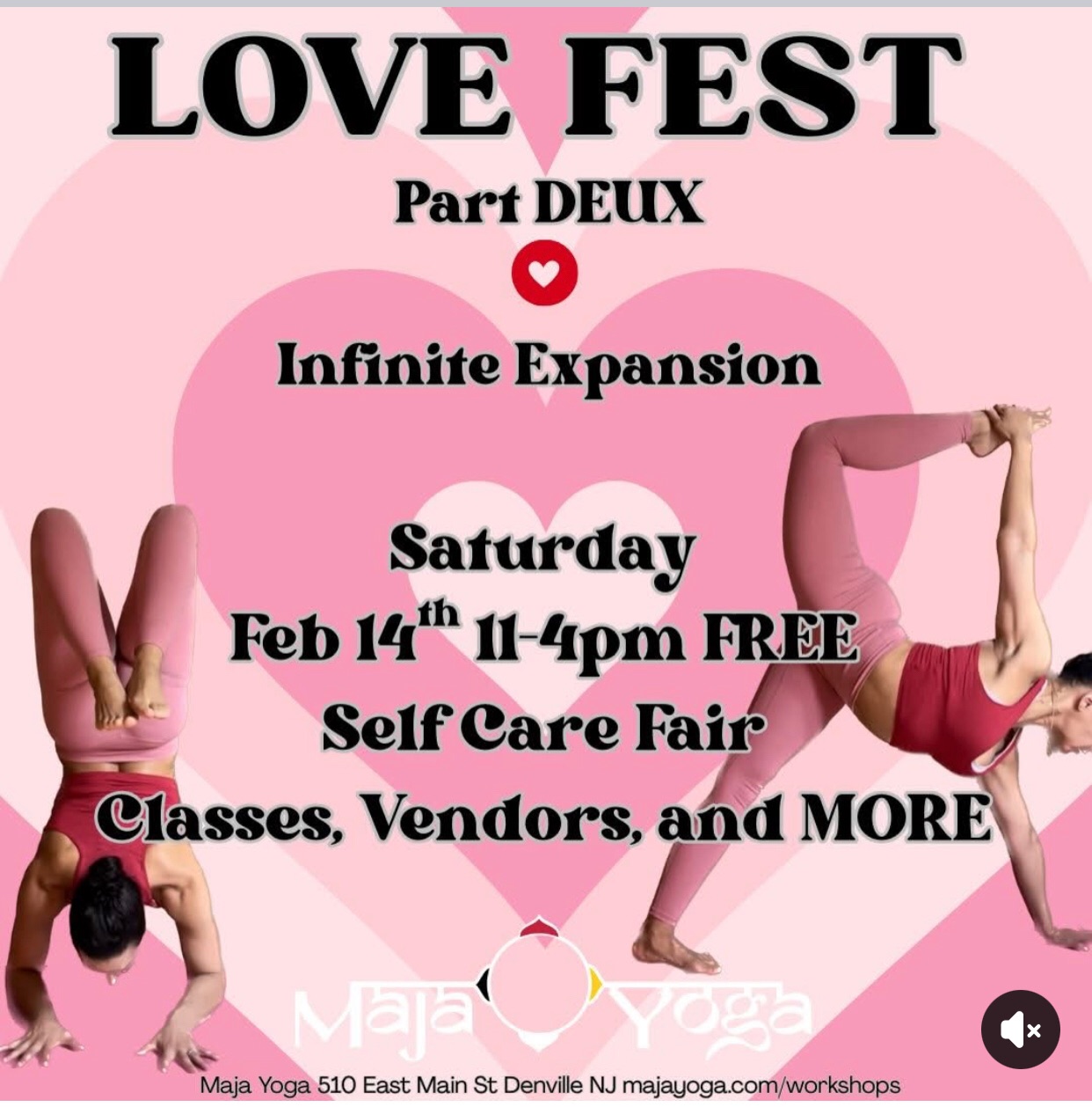 Meet me and other great vendors at the 2nd annual Maja Yoga Love Fest on Saturday February 14, 2026 11-4
510 East Main Street Denville NJ
Visit for tickets
https://www.majayoga.com/workshops
I will also be presenting a short intro into IET energy healing closing out the day with a group anchoring of angelic energy at Maja Yoga studio. This column of energy grows in strength as each person passes through it-awakening them to their soul’s mission and clearing resistance to living it. Entrance to Love Fest is free and classes are donation based.
I’ll be offering energy work utilizing IET/Reiki closing out your session with a short card reading for guidance.
$45 for 20min. Cash Venmo/Zelle accepted. 11am -3pm
Appointments are recommended (text 201-424-9272 or dm) Walk ins as availability allows.
**************************
