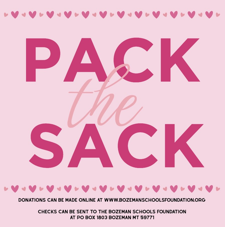 It's Pack the Sack & a gift of $8 provides a local student with 3 healthy meals and snacks for the weekend in a kidspack bag! Give today at the link in our bio 🩷