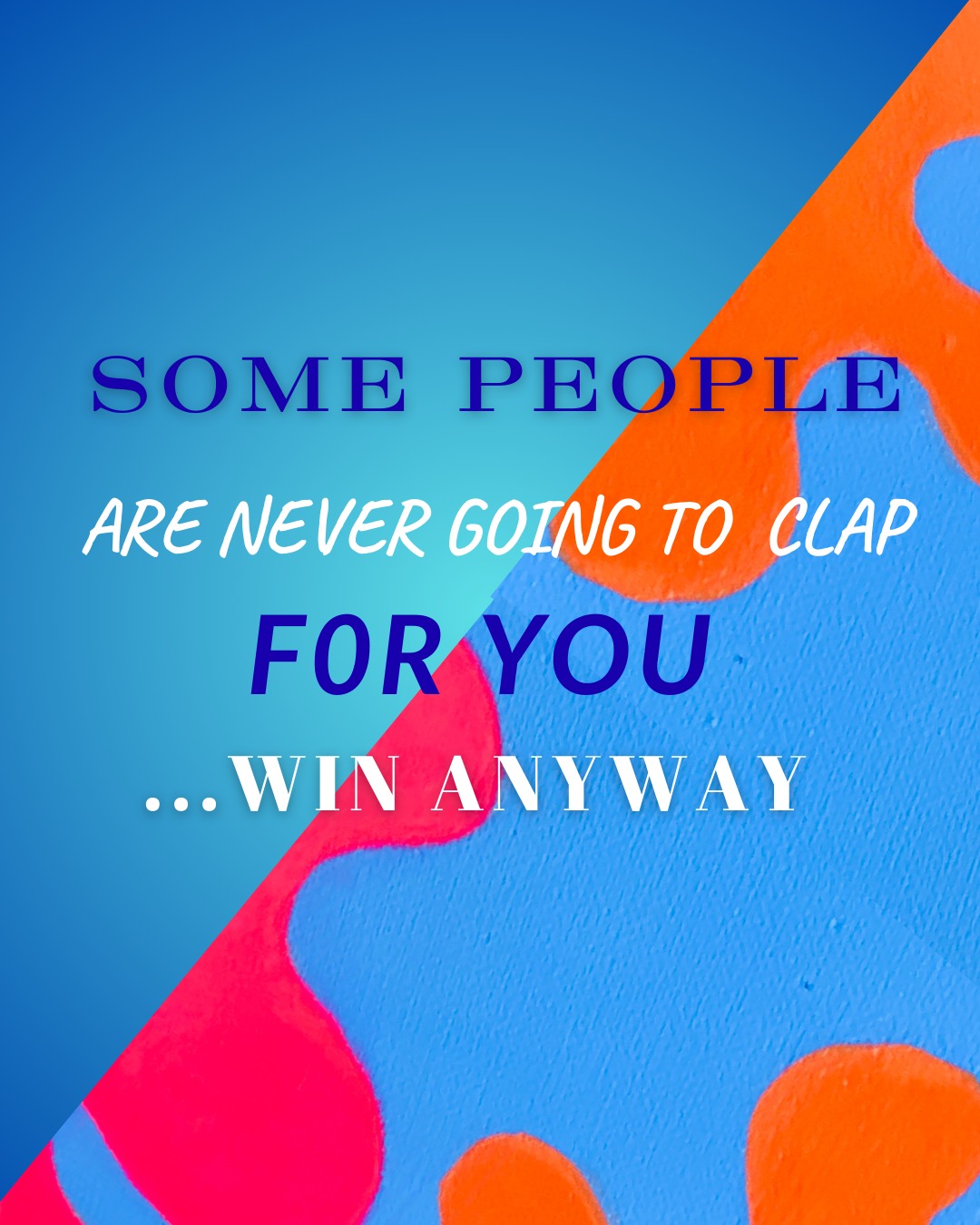 From the book: @danielchidiac "Stop Letting Everything Affect You."
#winanyway #rulesforlife