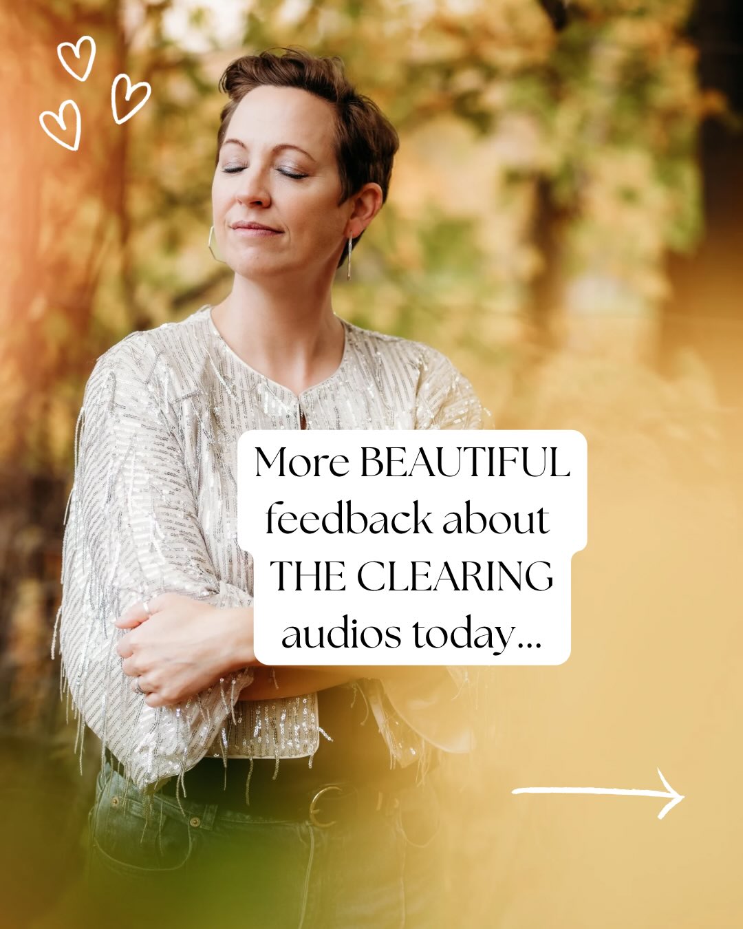 Let me know how you’re getting on with THE CLEARING audios. What is coming up for you?
If you haven’t managed to listen yet,
❌ Do NOT beat yourself up, but
✅ Do think about what might be getting in the way and stopping you…and see if you can find a way to carve out 5 mins tomorrow..
Comment CLEARING or message me if you still want access to my 5 day mini audio series (I’m only offering them until Sunday 8th Feb).
5 pockets of calm sent to your inbox. Available whenever you need them.❤️🌳