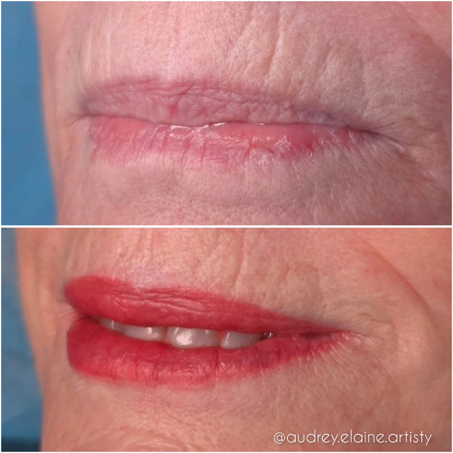 Pretty lip blusing on mature skin, wish her lip wasn't stuck on her tooth when she smiled DARN IT! I guess that's what happens when you've had a cotton round in your mouth for over an hour 😂 still looks pretty though!
There's still time to take advantage of my Valentine's Day special 😍 14% off any service scheduled before the end of the month.
Call or text today 702-321-2697 to get scheduled
#lasvegasmicroblading #lasvegaseyebrows #lasvegaspmu #lvmua #lasvegaslashes #lasvegashairstylist #lipblushinglv #lveyeliner #lvtattoo #lvlips #lasvegaslipblushing #lvlipblushing #lasvegasbeauty #lasvegasmakeup #cedarcitylashes #cedarcitypmu #cedarcitymicroblading #southernutahmicroblading #southernutahpmu #utahpmu #utahmicroblading #utaheyebrowtattoo #envyussalon #bodyspasalon #audrey.elaine.artistry #lasvegasmoms #lvmoms #lasvegas #vegas #fyp