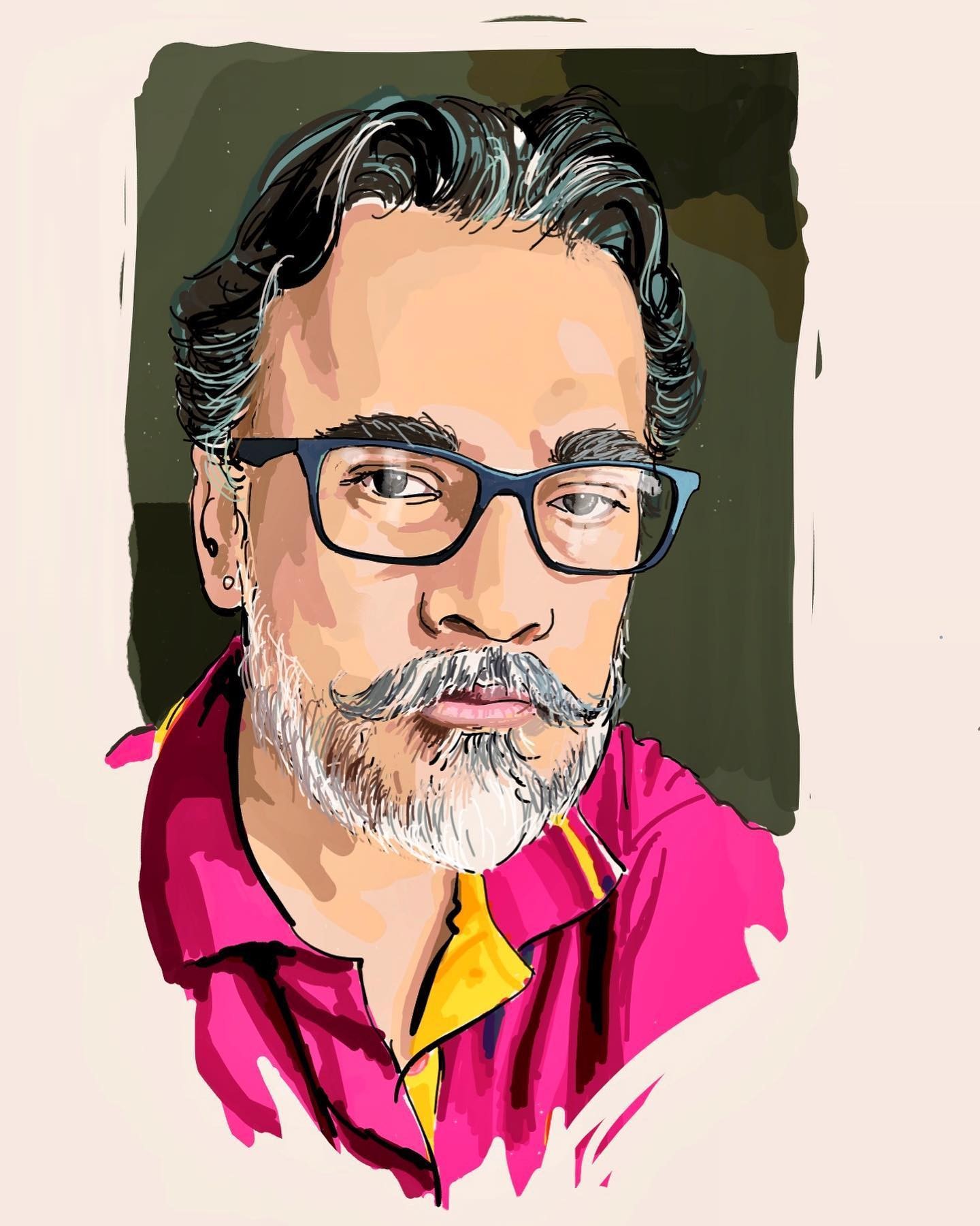 Portrait. #paperapp #paper53art #paper53 #portrait