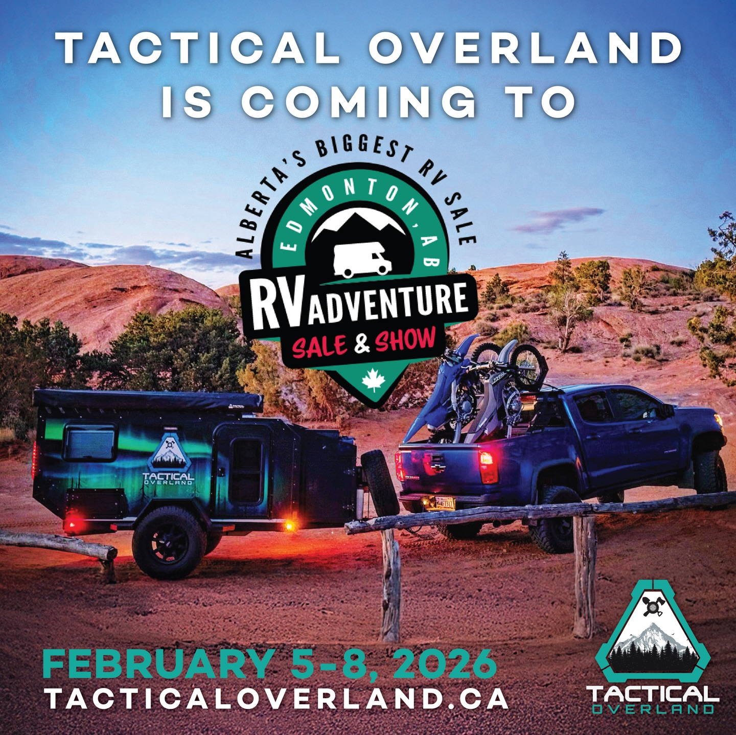 We’re heading to the Edmonton RV Adventure Sale & Show February 5–8, 2026 at the Edmonton Expo Centre! 🚐🛠️
Come check out our booth, showcasing our gear and builds and say hi!
#outdoorshow #adventureready #overlandlife #rvdaofab