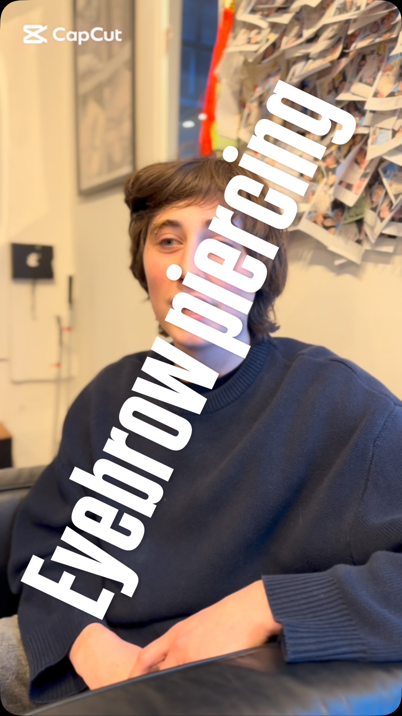 ✨My client sharing his experience after getting his eyebrow pierced. Calm, smooth, and good vibes.😌🫶