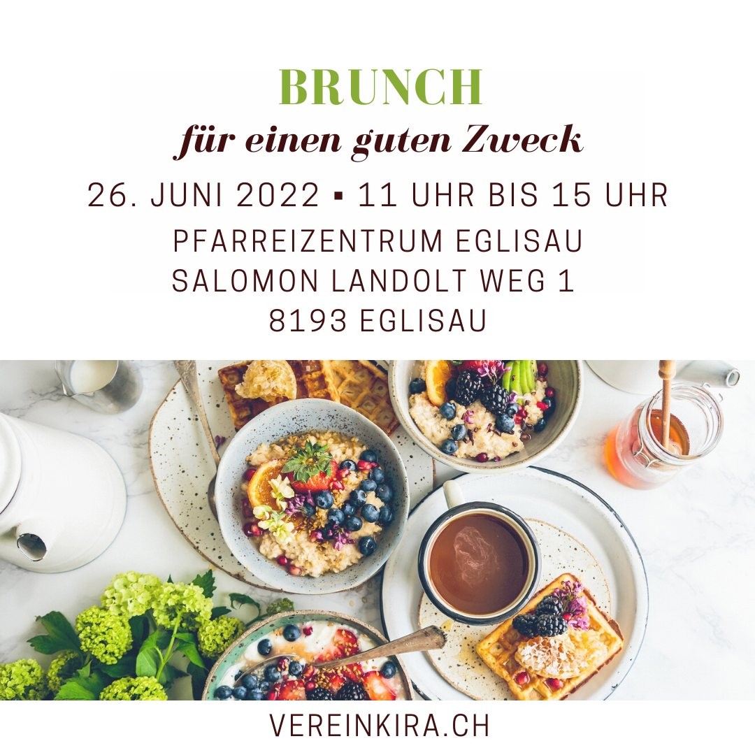 ✨ Brunch für einen guten Zweck ✨
Leckeres Essen, tolle Gesellschaft und dabei auch noch Gutes tun?
Das alles und noch mehr gibt es bei unserem Brunch für einen guten Zweck.
👉 Sonntag 26. Juni, 11 Uhr im Katholischen Pfarreizentrum Eglisau, Salomon Landolt-Weg 1
👉 Programm: Neuigkeiten über unsere Projekte, anschliessend Selbstbedienung vom reichhaltigen Brunchbuffet.
👯♀️ Für besondere Unterhaltung sorgt die Tanzgruppe Café au Lait.
@cafeaulait_afrotanzgruppe
👉 Preis: CHF 25 pro Person. Mit den Einnahmen werden wir weitere Lehrlinge in unser Bildungsprogramm aufnehmen.
👉 Anmeldung bis 15. Juni 2022 unter +41 79 516 56 38 oder per E-Mail an info@vereinkira.ch
#guterzweck❤️ #brunchforgood #ngo #spenden #donation #kinderhilfe #guineaafrica #freiwilligenarbeit #hilfezurselbsthilfe #hilfezurselbsthilfe♥️ #helfenhilft #dogood #dogoodbegood #dogoodfeelgood