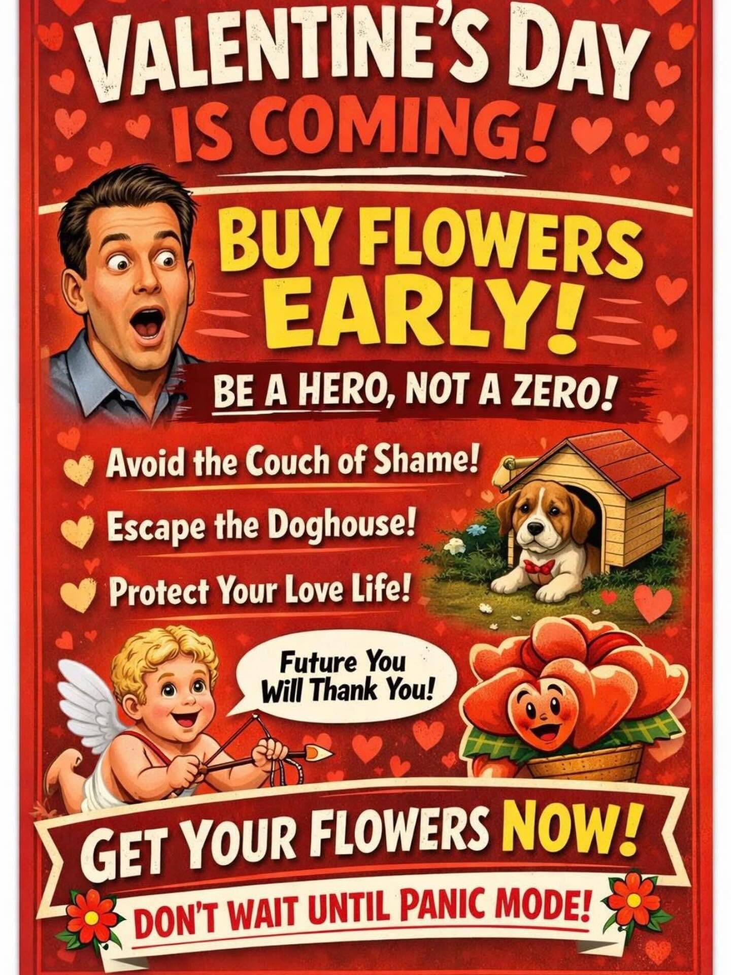 My order book closes on Wednesday so get your orders in while you can. #valentinesday