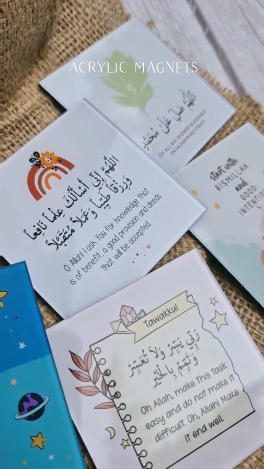 Here’s a little glimpse of some of our acrylic magnet designs 🤍
The love we’ve received on these has truly left us speechless. Just look at that stunning finish.. super premium and beautifully made ✨
We’re so glad you loved them as much as we do, and we can’t wait to share many more designs with you soon.