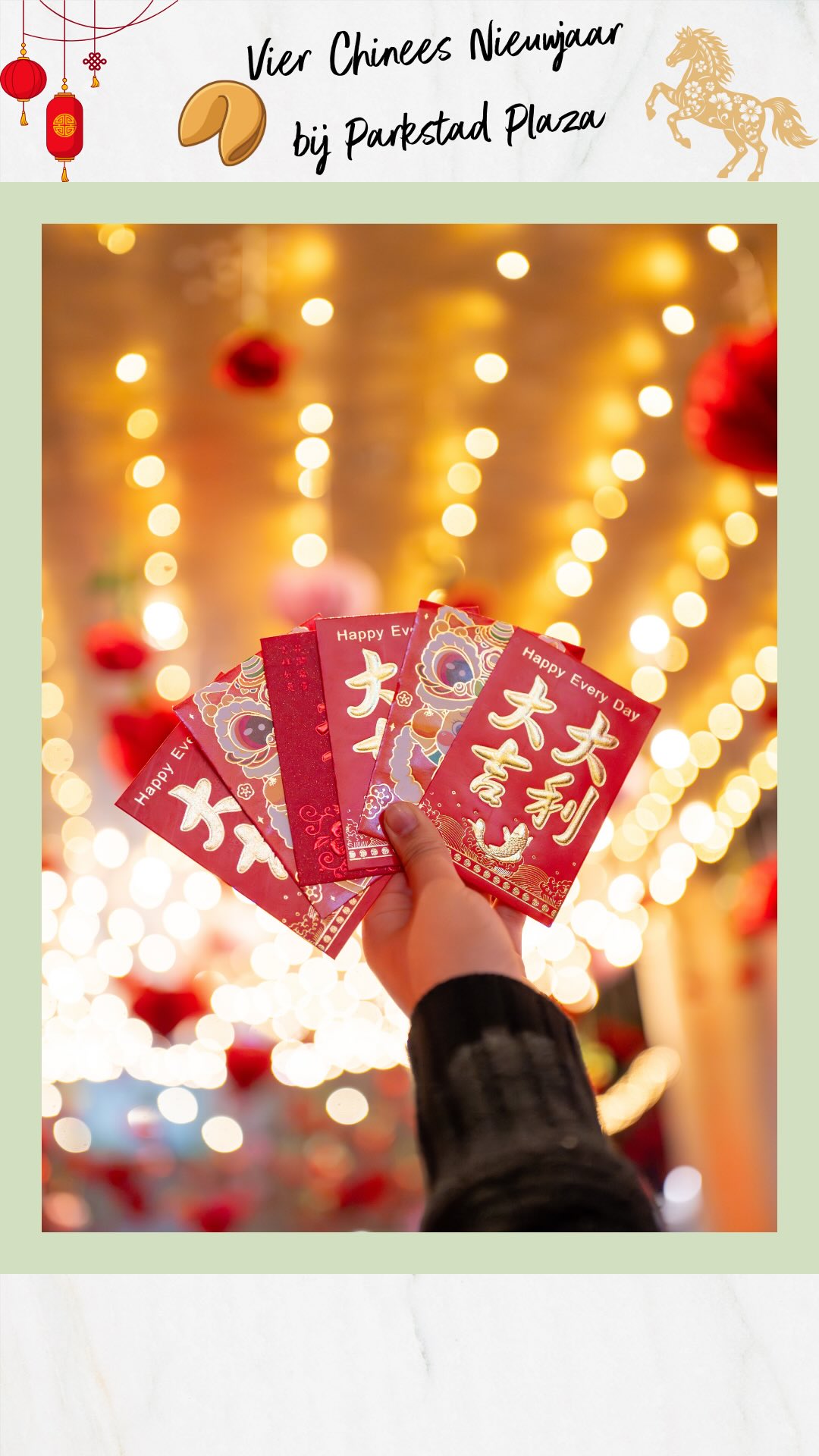 ๐๐ฟ๐ฒ๐ฒ๐ธ ๐ต๐ฒ๐ ๐ด๐ฒ๐น๐๐ธ ๐ผ๐ฝ๐ฒ๐ป ๐ฏ๐ถ๐ท ๐ฃ๐ฎ๐ฟ๐ธ๐๐๐ฎ๐ฑ ๐ฃ๐น๐ฎ๐๐ฎ! โจ๐ฅ
In het teken van Chinees Nieuwjaar pakken we extra feestelijk uit.
Van ๐ญ๐ฑ ๐/๐บ ๐ญ๐ต ๐ณ๐ฒ๐ฏ๐ฟ๐๐ฎ๐ฟ๐ถ ontvangt elke gast met een reservering een gelukskoekje en daarin kan zomaar een mooie prijs verstopt zitten! ๐
๐ ๐ช๐ฎ๐ ๐ธ๐๐ป ๐ท๐ฒ ๐๐ถ๐ป๐ป๐ฒ๐ป?
We geven maar liefst 100 prijzen weg! Van leuke verrassingen tot vouchers t.w.v โฌ18, โฌ28, โฌ38โฆ โฌ88, โฌ98 en zelfs โฌ๐ญ๐ด๐ดโผ๏ธ Alles draait om het geluksgetal 8, hรฉt symbool voor voorspoed en geluk. ๐
๐ฅ ๐ญ๐ผ ๐ฑ๐ผ๐ฒ ๐ท๐ฒ ๐บ๐ฒ๐ฒ:
โ๏ธ Reserveer tussen 15 en 19 februari
โ๏ธ Ontvang een gelukskoekje
โ๏ธ Breek โm open en ontdek je prijs
โ๏ธ Haal je prijs op bij de receptie
๐ฝ๏ธ ๐ฅ๐ฒ๐๐ฒ๐ฟ๐๐ฒ๐ฒ๐ฟ ๐ป๐ ๐ท๐ผ๐๐ ๐ฐ๐๐น๐ถ๐ป๐ฎ๐ถ๐ฟ๐ฒ ๐๐ฒ๐ฟ๐ฒ๐น๐ฑ๐ฟ๐ฒ๐ถ๐ ๐ฒ๐ป ๐๐ถ๐ฒ ๐๐ฒ๐ฒ๐ ๐ฏ๐ฒ๐ป ๐ท๐ถ๐ท ๐ญ ๐๐ฎ๐ป ๐ฑ๐ฒ ๐ญ๐ฌ๐ฌ ๐ด๐ฒ๐น๐๐ธ๐ธ๐ถ๐ด๐ฒ๐ป!
โ ๏ธ ๐ฅ๐ช๐ฏ๐ด๐ฅ๐ข๐จ ๐ฆ๐ฏ ๐ธ๐ฐ๐ฆ๐ฏ๐ด๐ฅ๐ข๐จ ๐ป๐ช๐ซ๐ฏ ๐ธ๐ช๐ซ ๐จ๐ฆ๐ด๐ญ๐ฐ๐ต๐ฆ๐ฏ
#parkstad #parkstadplaza #chineesnieuwjaar #gelukskoekje #winactie