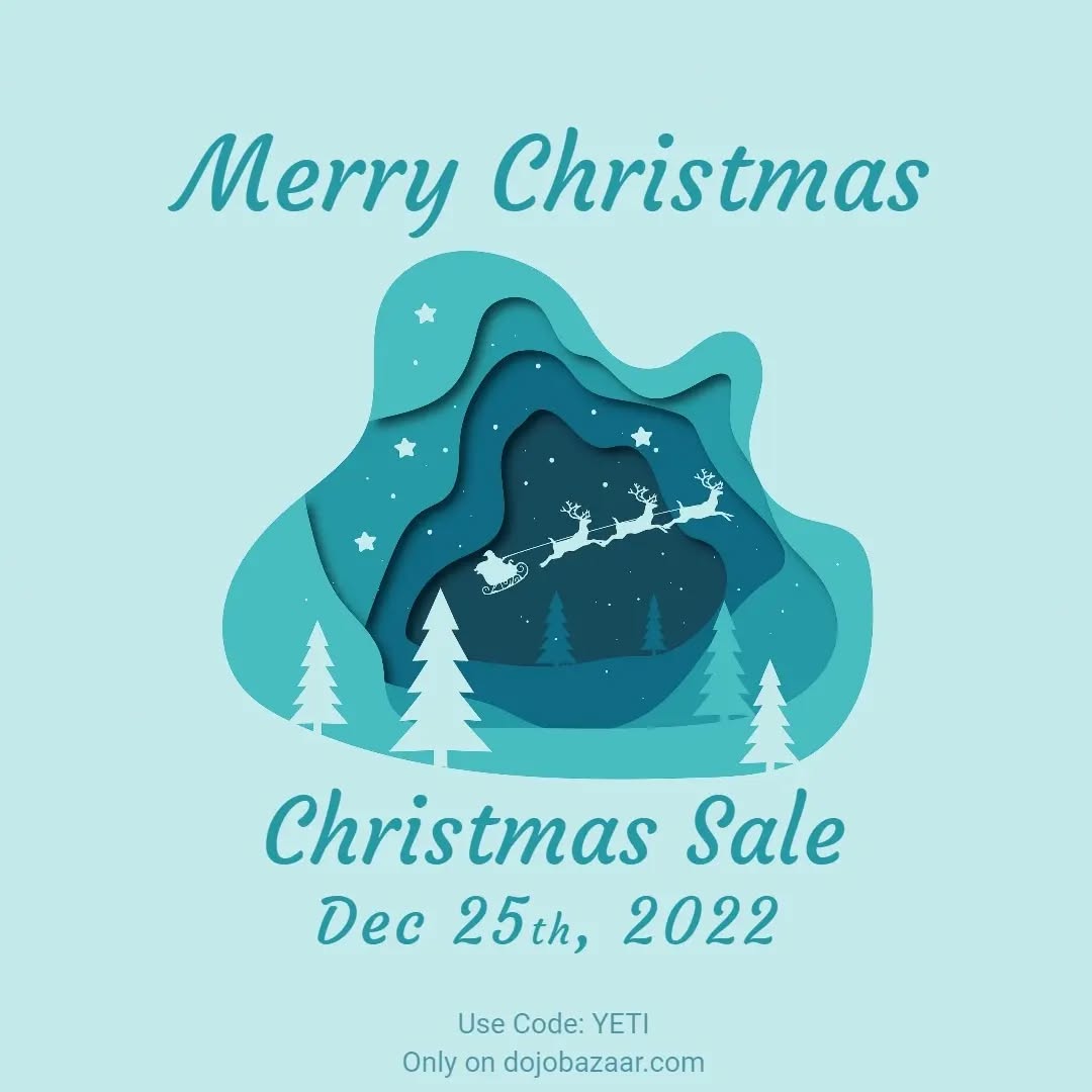 Merry christmas from the Dojobazaar team.
Bringing you the Christmas sale on the 25th of December 2022.
You can get a random offer from 20% off to 70% off, visit dojobazaar.com/current-deals to spin your offer wheel and get your random discount offer.
To apply the discount offer use code: YETI on the checkout to activate the offer.
#christmassale #christmasdeals #sale #december #santa #xmas #messi #fifaworldcup2022 #goat #worldcup