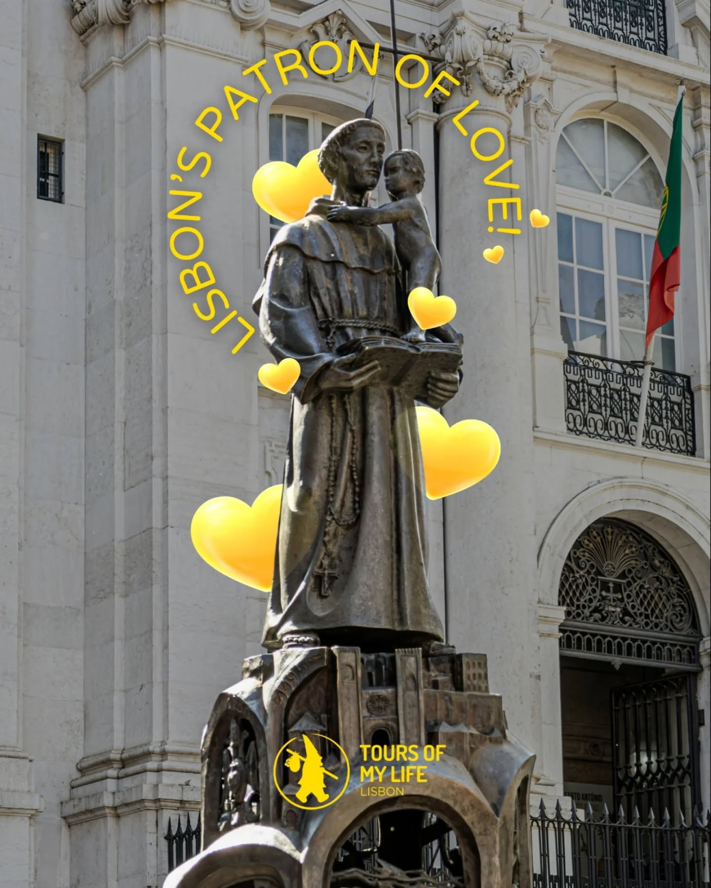 In Lisbon, lovers have long turned to Santo António (Saint Anthony) with prayers for love, hope, and guidance. Couples would quietly visit the cathedral (Sé de Lisboa) or historic churches near Alfama and Mouraria, candles were lit, notes folded, and quiet prayers made in the name of love, family approval, or a distant return. 💛🙏🏻
This Valentine's Day, if you’re looking for love, visit the Museu de Lisboa – Santo António, 📍 at Largo de Santo António da Sé, 22. Tradition says that if you toss a coin at Santo António and it lands in the book he’s holding, you’ll discover when you’ll get married. The number of tries it takes to land the coin tells you how many summers you’ll have to wait before tying the knot. 😎🪙