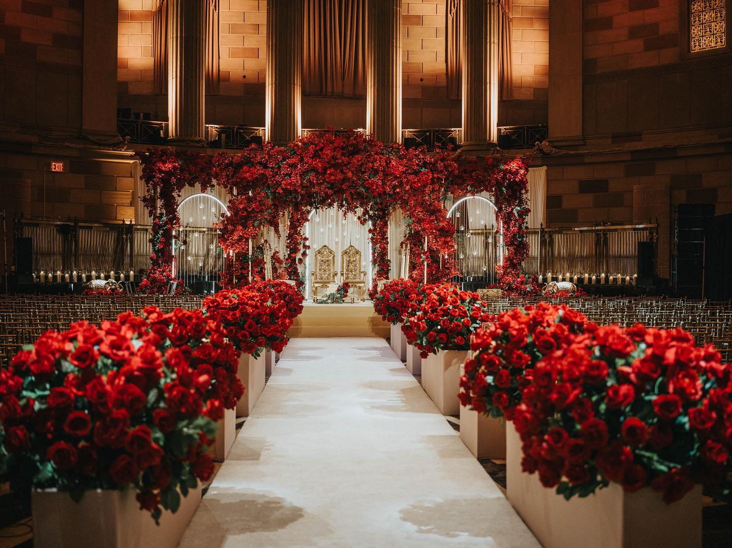 Fit for a Queen (& King!)
Planning: @eventscherished
Photographer: @ptaufiqphotography
Venue: @gothamhallny
AV: @esp.nyc
Lighting: @betleymeeker
HMU for Bride: @beautybypashka
DJ: @djusaevents
Live Entertainment: @tatientertainment
Paan: @thepaanwaala
Decor: @elegant.affairs
Catering: @cga.events