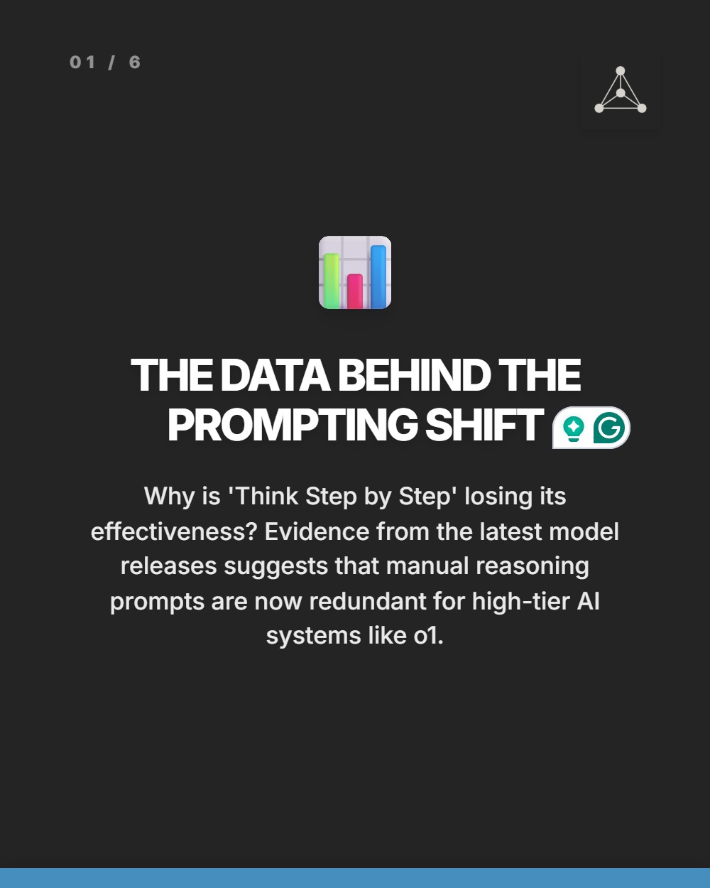 The data is in: manual CoT is becoming a legacy technique. 📊 New models like o1 have moved logic from the prompt to the architecture. See the evidence behind why your prompts need a serious trim.
#DataScience #AIBenchmarks #OpenAIo1 #TechAnalysis #PromptEngineering