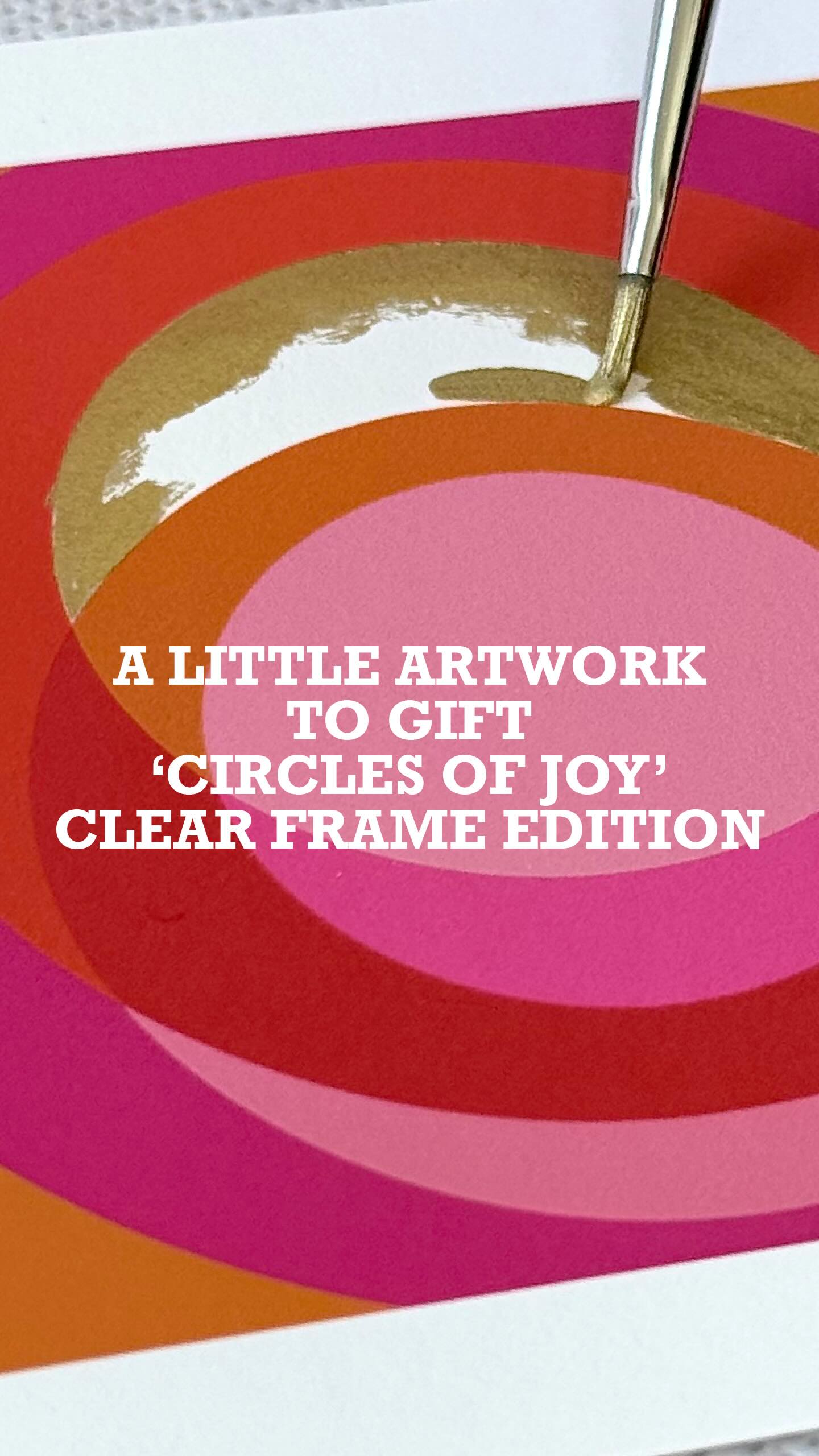 Mini art pieces, ready to gift.
• Technique: Fine Art Giclée + hand-painted gold
• Support: high-quality cotton paper
• Frame: transparent plexiglass, 2 cm thick
• Dimensions: 10 × 10 × 2 cm
• Price €40
Contact me for more information or visit the link in bio.
⸻
🇮🇹 Mini opere d’arte, pronte da regalare.
• Tecnica: Fine Art Giclée + oro dipinto a mano
• Supporto: carta cotone di alta qualità
• Cornice: plexiglas trasparente, spessore 2 cm
• Dimensioni: 10 × 10 × 2 cm
• Prezzo: €40
Contattami per informazioni o vai al link in Bio!
#laurarota #laurarotaart #circlesofjoy #circlesofjoyart #earthsheart