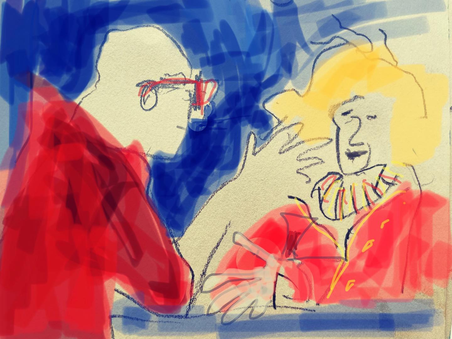 #soho buzzing, amuse bouche at #hipandhappening #vegan #mildreds last night. What a hoot. #everydaysketch #goodshipillo #interior #cafe #tatesketchbook #royaldrawingschool #lovesoho #soho #restaurants #drawing #drawdrawdraw ##100daysofdrawingpeople