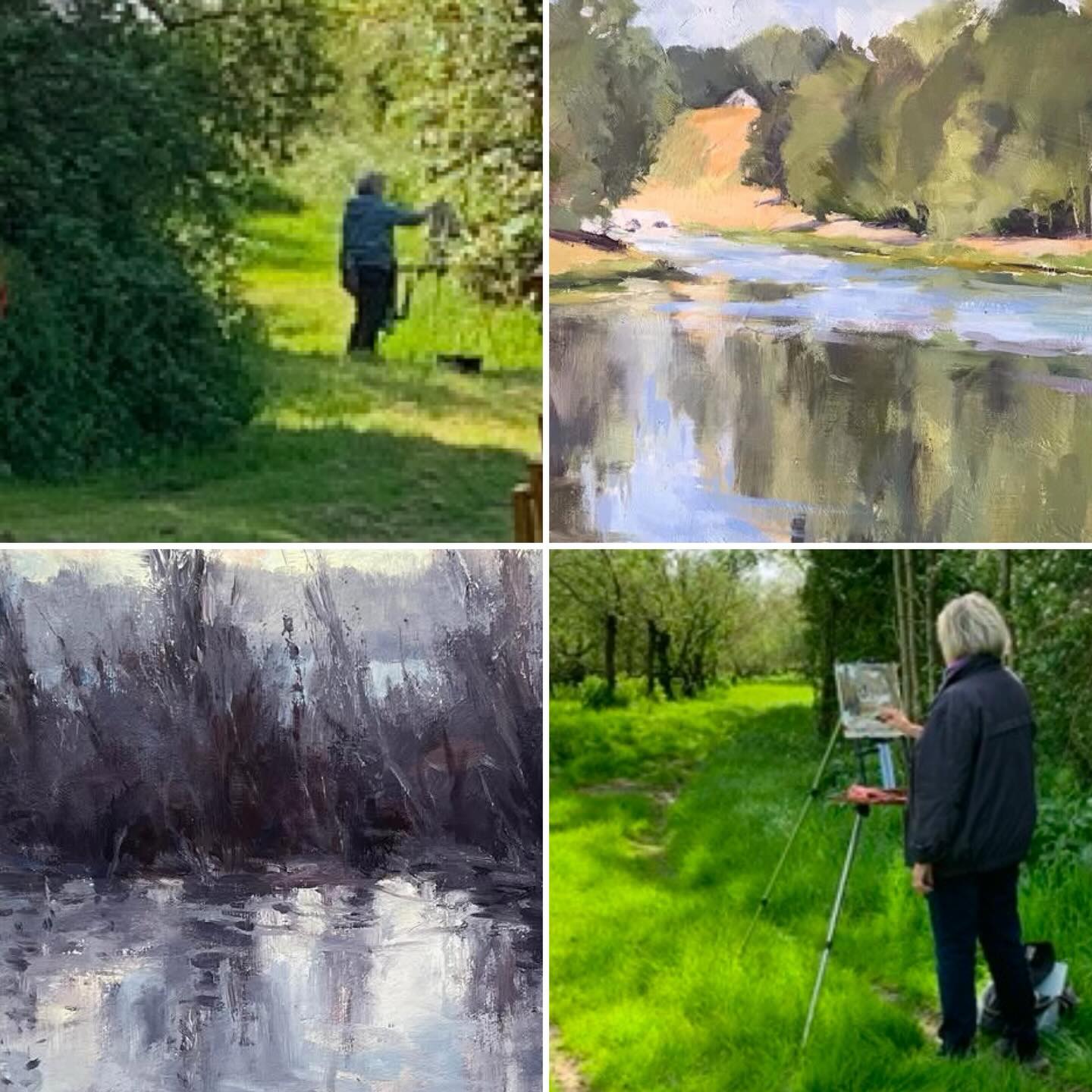 I learned yesterday, with great sadness, of the passing of Jane Anderson. I came to know Jane through several painting workshops she joined me in over the past few years.
She moved so effortlessly between oil and watercolour, and brought the same ease to being with others — always kind, funny, and wonderful company. My deepest sympathies go out to her family and friends. She will be greatly missed, and I will miss very much the simple joy of painting alongside her.
@janeandersonwoodart