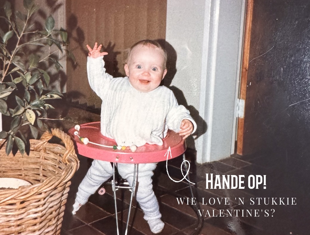 Ja-nee kyk, dis cheesy, maar dis lekker! 💝💝💝
@zakkiebester sê altyd ‘he’s a lover not a figher’, en die BESTER Family Wines garde is bankvas agter hom. We love love!
Wys hierdie #ValentynsDag vir jou skattebol jy weet wat’s wat. Skink daar ‘n BESTER Family Wines wyntjie. Ons wyne is beskikbaar by die volgende restaurante in Riebeek Kasteel:
🍷 The Royal Hotel
🍷 Au Bouchon Rouge Brasserie
🍷 La Parilla Restaurant
🍷 The Barn
Besoek gerus www.besterwines.com vir meer besonderhede oor hoe en waar jy BESTER wyne in die hande kan kry. Jy kan selfs vir ons kom kuier vir ‘n stoepsit-sessie...
#BesterFamilyWines
#ValentinesGifts
#SouthAfricanWine
#CheninBlanc