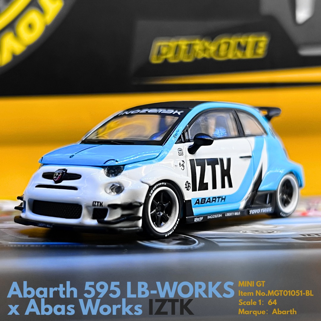 MINI GTの1/64スケールミニカー「アバルト595 LB-WORKS x Abas Works IZTK」、「松田次生コレクション 日産スカイラインGT-R R32 ニスモガンメタル w/ 松田次生氏フィギュア」、「トヨタ GR86 HKS Type R 東京オートサロン 2022」の3台が入荷しました!
これまでもバリエーション展開されているアバルト595をベースにしたリバティーウォーク"LB-WORKS x Abas Works"のコラボレーションモデルに新カラーとして登場したのはアメリカを拠点とするプレミアムラップ(車両ラッピングフィルム)などのメーカー「INOZETEK」(イノゼテック)とのコラボレーションデザインとなっており、ホワイト、ライトブルー、ブラックを組み合わせたカラーリングにサイドにIZTK、ABARTH、そしてルーフ部分にはリバティーウォークのLBロゴが入ったスタイルとなっています!
ちなみに、Abas WorksとはROSSO Cars×LIBERTY WALKのコラボブランドの名前のようで、こちらのモデルではリバティーウォークのLB-WORKSブランドとの共同プロジェクトとしてデザインされたコンプリートボディキット装着スタイルが1/64スケールで再現されています。
このミニカーはベース車両のアバルトのオフィシャルライセンスプロダクトでもあるので、様々なブランドが入り混じっている感が凄いですね。。。
また、同時に入荷したのは「松田次生コレクション 日産スカイラインGT-R R32 ニスモガンメタル w/ 松田次生氏フィギュア」で、松田次生氏とのスペシャルコレクションラインとしてリリースされたニスモガンメタルカラーのR32 GT-Rと、松田次生氏のフィギュアがセットになったアイテム。
そしてHKS仕様のGR86を再現した「トヨタ GR86 HKS Type R 東京オートサロン 2022」となっております!
今回ご紹介したアバルトのミニカーについては、写真のモデルをLBWKコーナーのケース内に展示しているので、ご来店の際にご参考にしていただければと思います!店舗に色違いで5色くらいあるので、比較するのも面白いです。
・1/64スケール MINI GT「アバルト595 LB-WORKS x Abas Works IZTK」(MINI GTブリスターパッケージ版)ミニカー
販売価格:2,310円(税込)
・1/64スケール MINI GT「日産スカイラインGT-R R32 ニスモガンメタル w/ 松田次生氏フィギュア」松田次生コレクション ミニカー
販売価格:3,080円(税込)
・1/64スケール MINI GT「トヨタ GR86 HKS Type R 東京オートサロン 2022」(MINI GTブリスターパッケージ版)ミニカー
販売価格:2,860円(税込)
スターホビー(店舗)
https://www.starhobby.jp/
〒680-0942 鳥取県鳥取市湖山町東4丁目87
営業時間
平日:PM12:00-19:00 土日祝日:AM10:00-PM19:00
定休日:毎週木曜日
ECサイト(ネットショップ)
スターホビーミニカーストア
https://store-starhobby.com/
#minigt #164diecast #lbwk #libertywalk #ミニカー #abarth595 #iztk #inozetek #fıat #abarth #lbworks #hks #r32gtr #ミニカーショップ #ホビーショップ #鳥取 #スターホビー