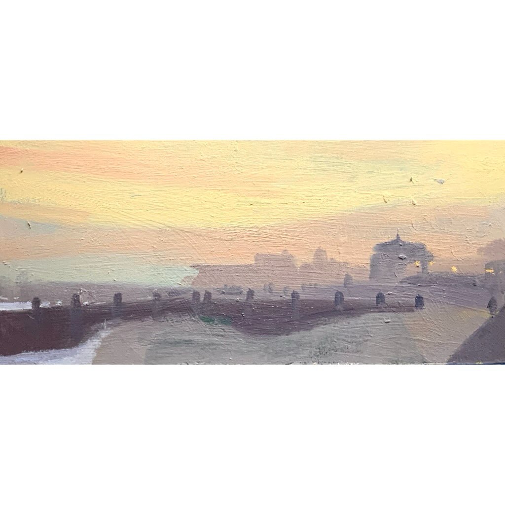Another take of the sunset over the Eastbourne bandstand.
#eastbourne_insta #eastbournebandstand #oilpainting