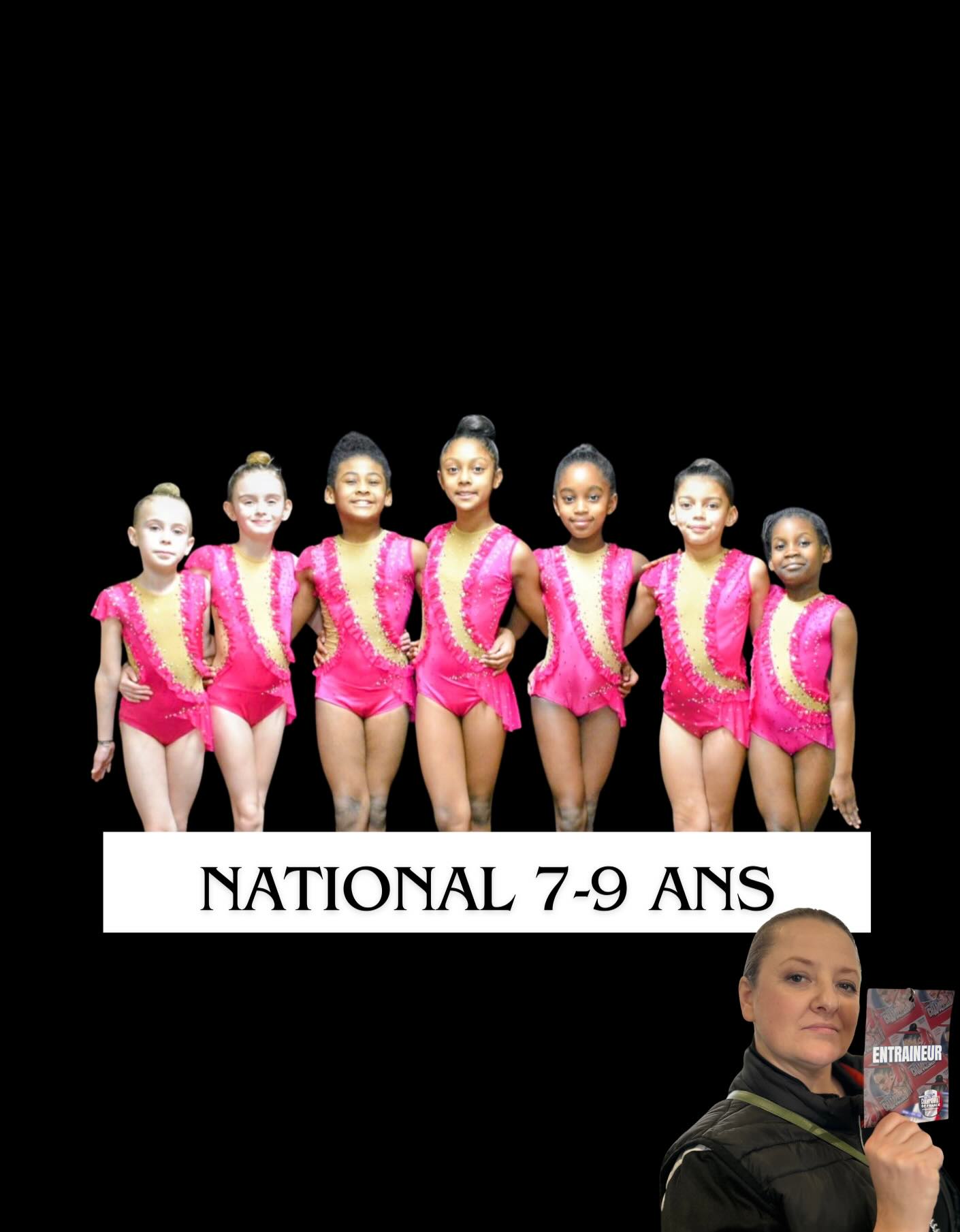 🏅 PRÉSENTATION DES ÉQUIPES – SAISON 2026 🏅
Mise à l’honneur de nos équipes Nationales !
Dimanche, vous retrouverez nos :
🌸 Nat 7-9 , composées de :Joy - Nina - Jasleen - Ioana - Maïa - Lyhann et Laynisse
🌸Nat 10-11 , composées de : Maëlle - Jade - Méva - Sirine - Moli et Emma
🌸Nat -15, composées de : Inés - Oleskandra - Mirana - Kim-Lan - Kimberly - Loelyah