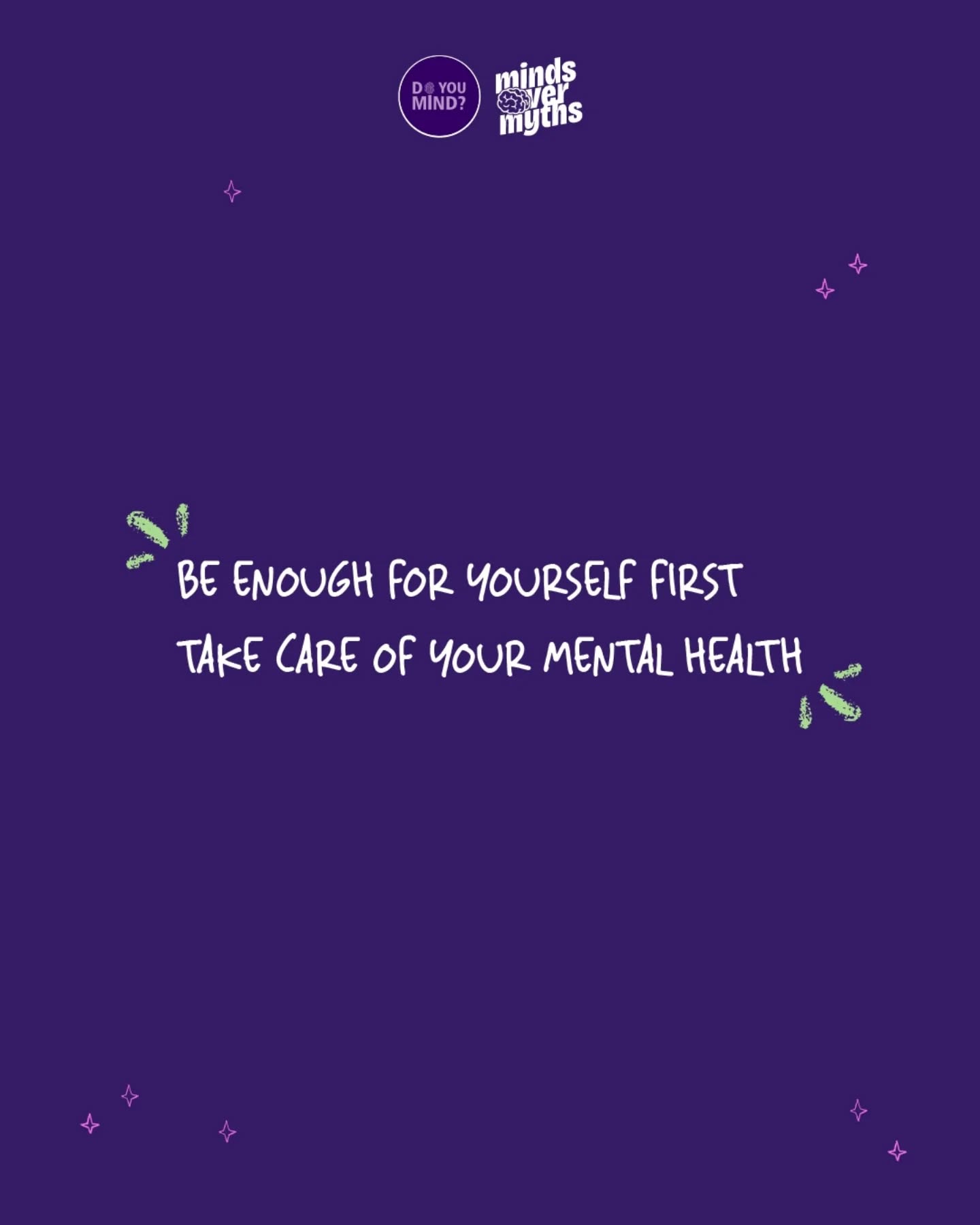 Be enough for yourself first. Everything else is just a beautiful addition, not a requirement. 💚
#mindsovermyths #doyoumind #erasmusplus #songwriter #mhambassadors
