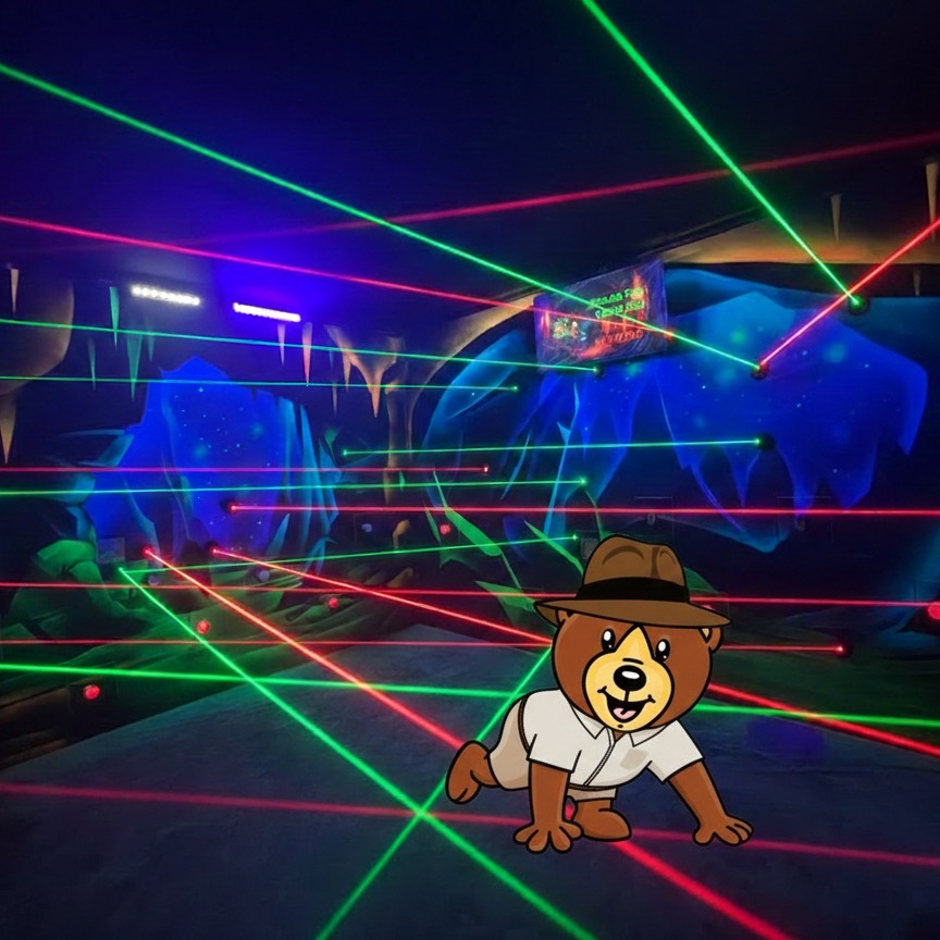 Seid ihr bereit für die ultimative Mission? 🔦✨ Betretet "Die Lichtkammer des vergessenen Tempels" im Molli Bär Spielpark!
Hier ist Geschicklichkeit gefragt, denn nur wer den leuchtenden Laserstrahlen ausweicht und geschickt darunter durchtaucht, gewinnt! 💎🕵️♀️ Perfekt für kleine Abenteurer, die eine Herausforderung lieben!
Kommt vorbei und werdet zum Laser-Meister!
#MolliBärSpielpark #AbenteuerFürKinder #Geschicklichkeit #IndoorSpielplatz #ActionFürKids #Laserparkour #FamilienSpass #MolliBär