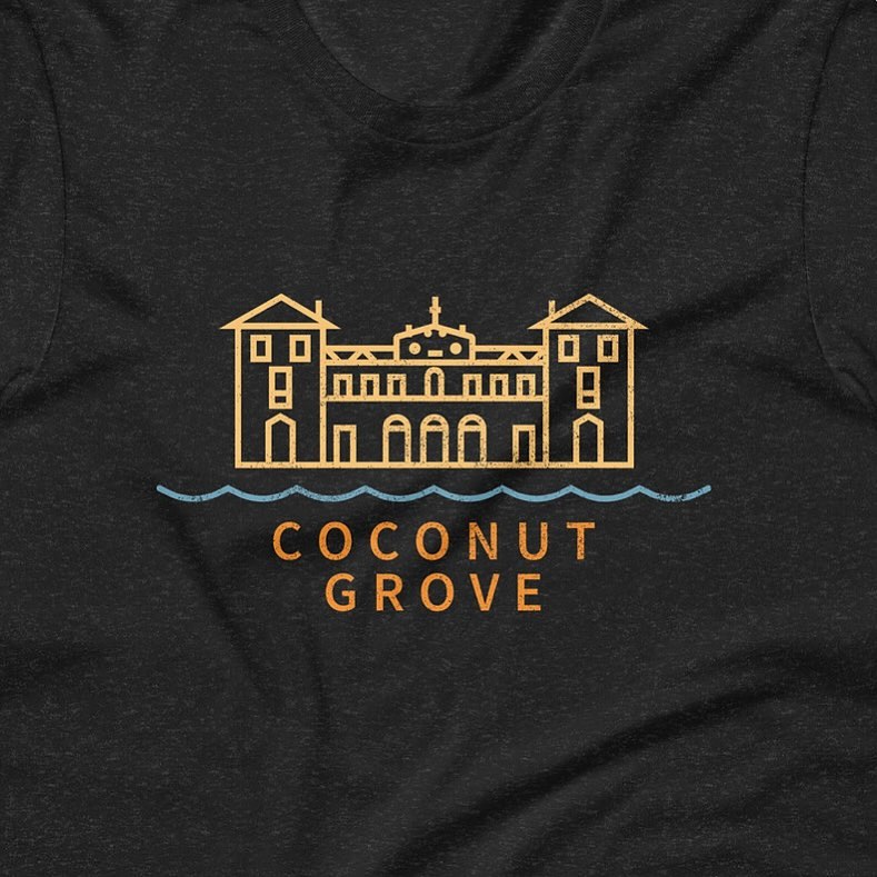Strong Place Design Project - Miami's oldest neighborhood also had the trendiest estate in 1914. #miami #miamilife #305 #coconutgrove #crosshatchdesignco #crosshatchmerch 👈 link in bio