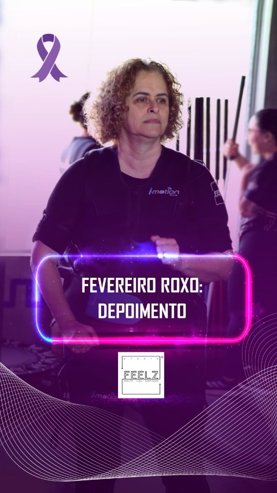 A Andréia convive com a fibromialgia e escolheu a Eletroestimulação Muscular como uma forma de manter o corpo em movimento com mais consciência e cuidado. 💜
Aqui na Feelz, cada treino é pensado de forma personalizada, respeitando limites, necessidades e o ritmo de cada aluno.
Histórias como a da nossa aluna Andréia nos lembram que o movimento, quando bem orientado, pode ser um grande aliado na busca por bem-estar e qualidade de vida.
Obrigada por confiar na Feelz e por compartilhar sua experiência. ✨
Fevereiro Roxo - conscientizar é cuidar.