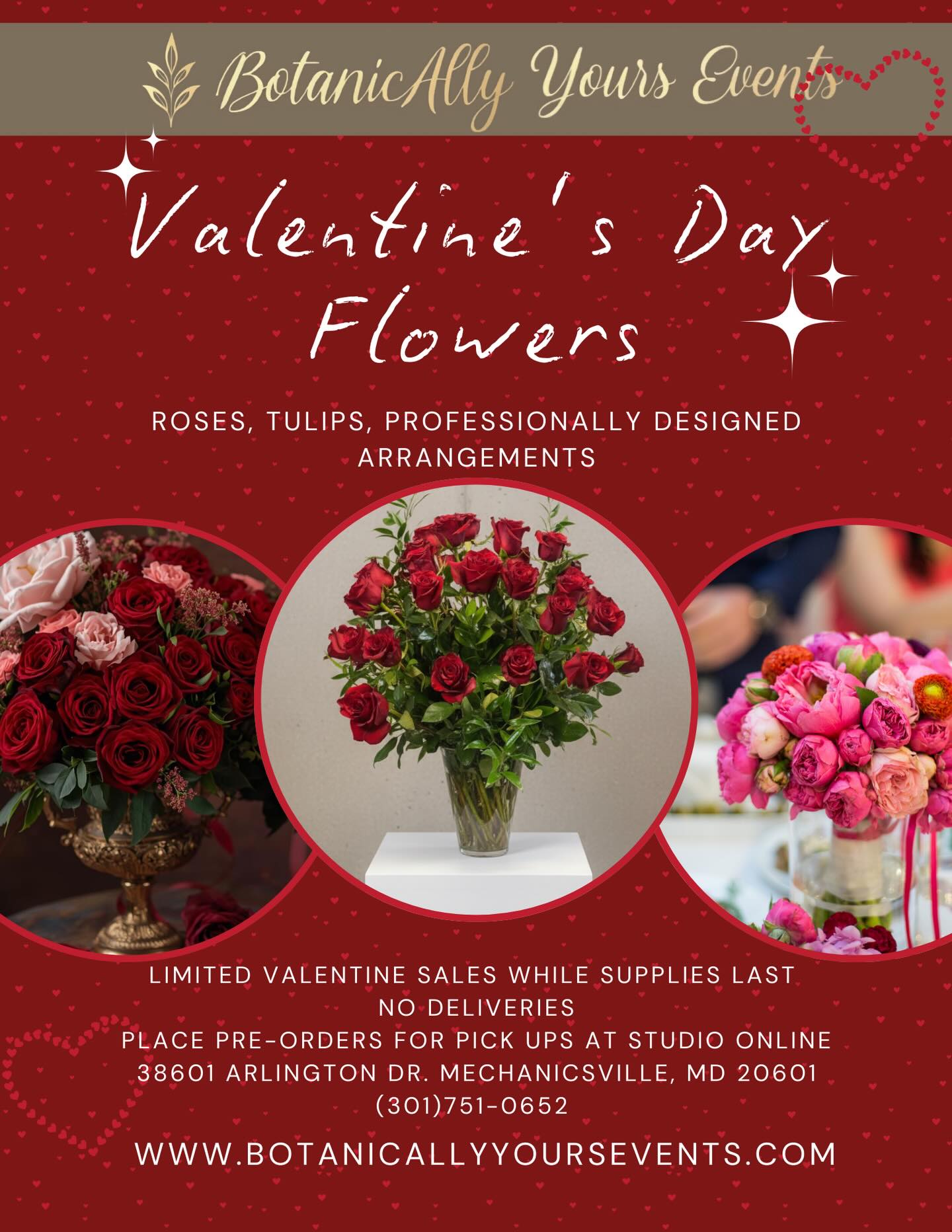Love is in the air. Order your valentines bouquet today! 🌹