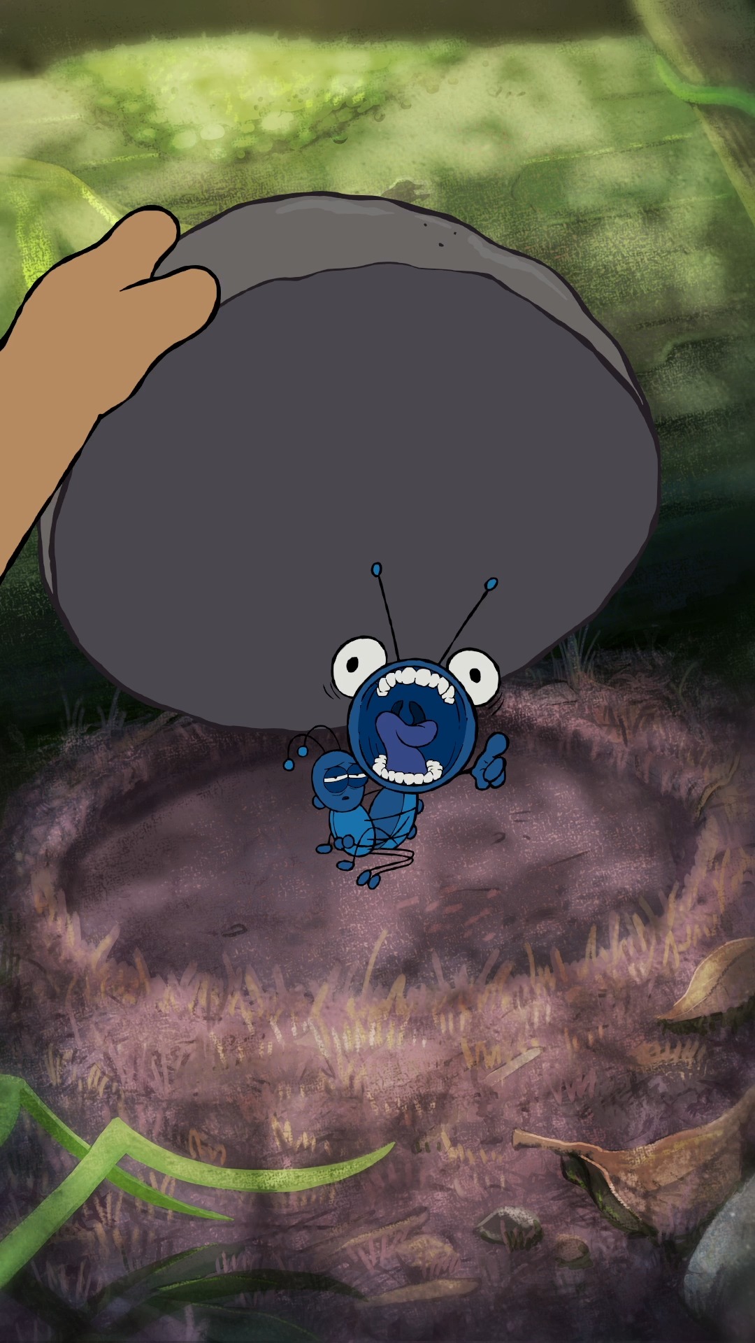 Give these Love Bugs some privacy, man
.
.
.
Layout Animation by Luke Hargest.
Animation by Magda Wojciechowska @rainbowgoldist .
BG Painting by Emily Selfe @emailsart .
.
.
.
#blender #greasepencil #animation #animated #comedyvideo #humor #funny #indiestudio #indieanimation #indieanimationstudio #weird #krita #2danimation #loopinganimation #loop #perfectloop #bugs #bugslife #tawaiteam #animationmeme #cartoon #cartoony #cartoonyartstyle
.
.
.
Sound effects used:
210527_1601_FR_ForestBirds.wav by kevp888 -- https://freesound.org/s/575254/ -- License: Attribution 4.0
Tree Rustle 1.aif by le_abbaye_Noirlac -- https://freesound.org/s/129429/ -- License: Attribution 3.0
Thud_2_Dry.wav by zimbot -- https://freesound.org/s/122122/ -- License: Attribution 4.0
CINDER BLOCK THUD IN GRASS.wav by djouppi10 -- https://freesound.org/s/150491/ -- License: Creative Commons 0
WoodDoor_Creak_02 by Wavewire -- https://freesound.org/s/813651/ -- License: Attribution 4.0
Quick woosh.wav by sophiehall3535 -- https://freesound.org/s/245936/ -- License: Creative Commons 0