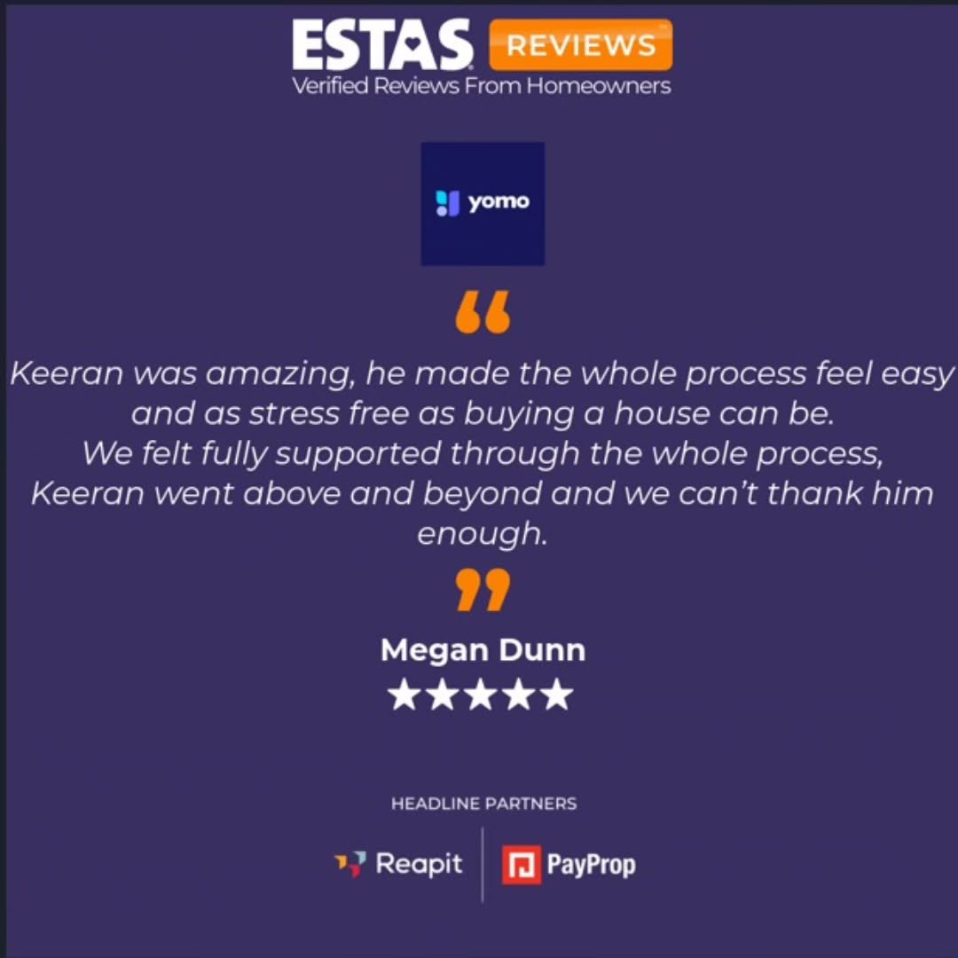 ⭐️⭐️⭐️⭐️⭐️ Another fabulous review from a very happy client. The team @yomofinance continuing to go above and beyond.