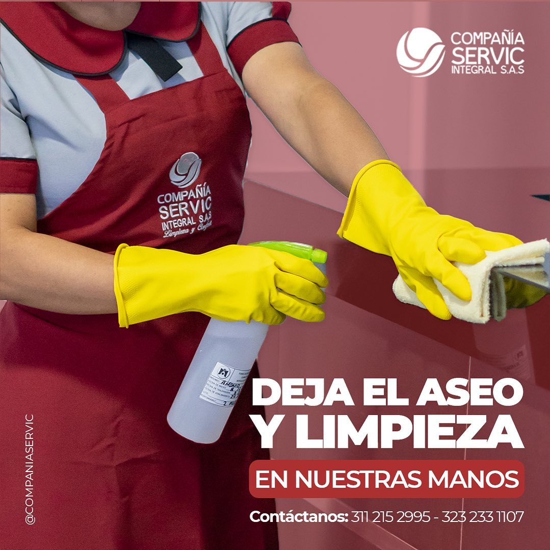 El aseo y limpieza en manos de profesionales 🙌🏼
¡Contáctanos! 📲3112152995
📲3232331107
#aseoylimpieza #empresas #oficina #aseo #villavicencio #metacolombia #sectoreducativo #sectordelasalud #industrial #centroscomerciales