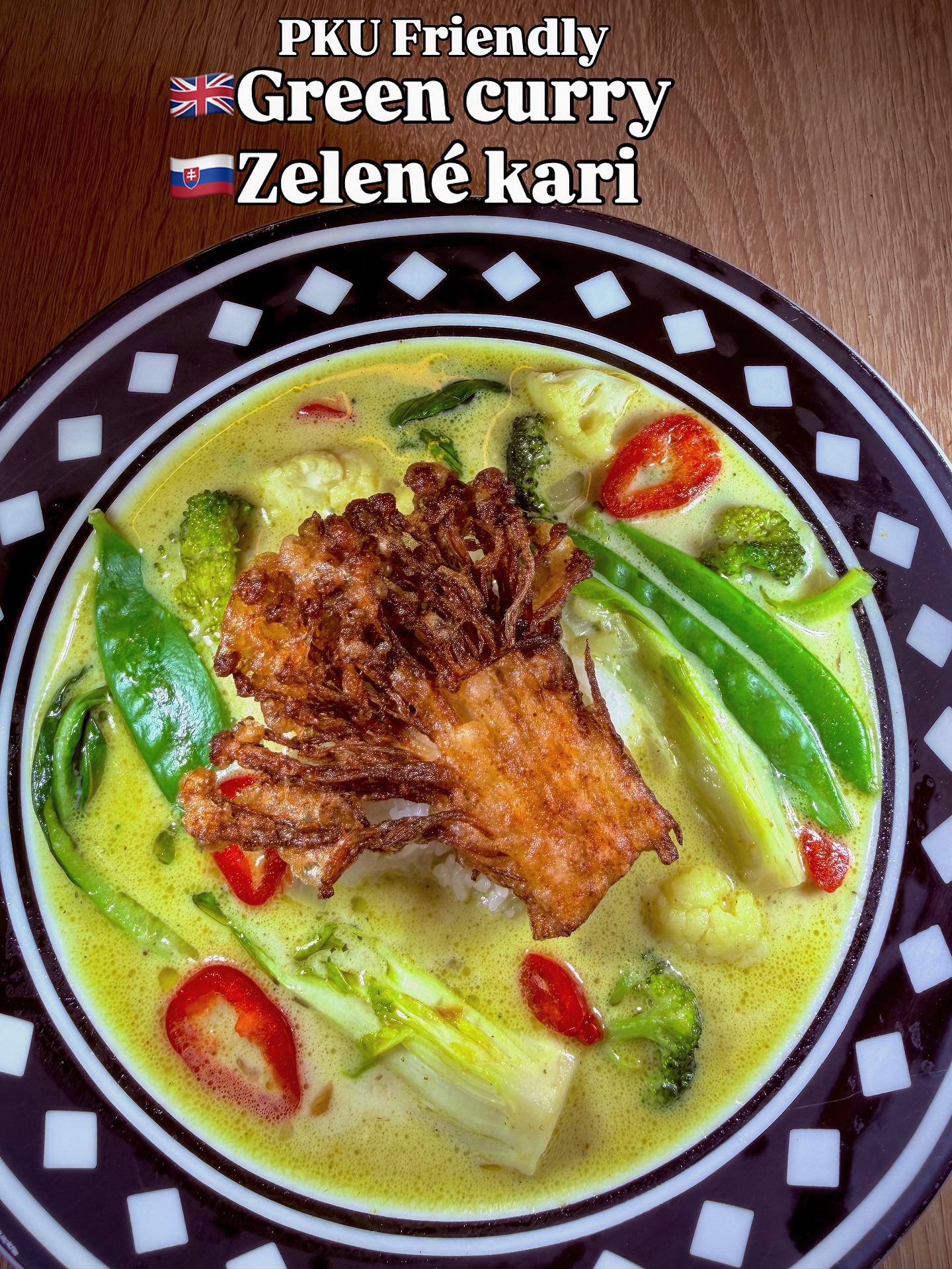 Zelené kari 🌿💖
s ryžou, enoki hubami a veľa, veľa zeleniny.
Vynikajúce a ideálne na nedeľný večer.
Krásny začiatok nového týždňa prajeme 💚
🇬🇧Green curry 🌿💖
with rice, enoki mushrooms and lots and lots of vegetables.
Absolutely delicious and perfect for a Sunday dinner.
Wishing you a beautiful start to the new week 💚
#greencurry #pku #vegan #sunday #enoki