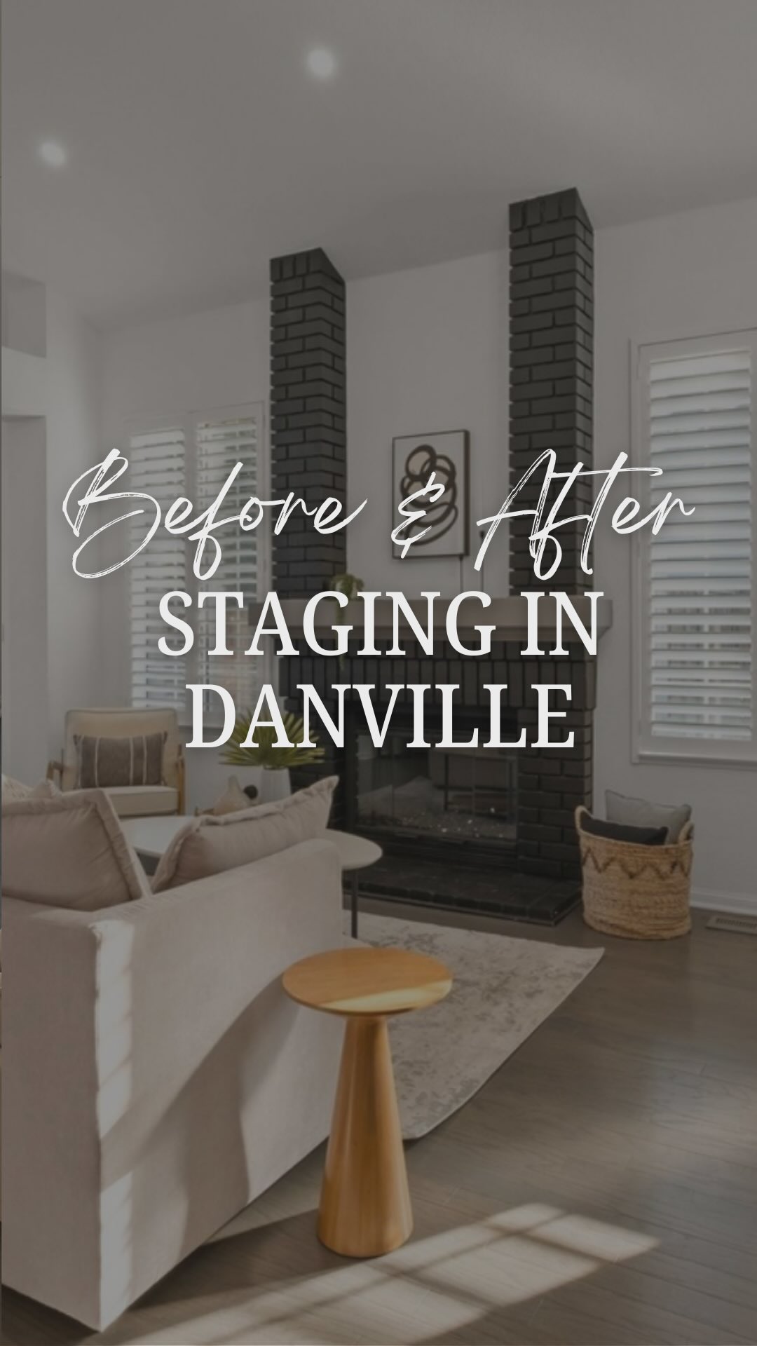This Danville home was doing the “vacant listing” thing: spotless, bright, and still easy to scroll past.
The fix was not more decor. It was a better read.
We built the living room around the fireplace, pulled the seating into a real conversation zone, and anchored it with a properly sized rug so the room finally showed its true footprint. We added warm lighting in the corners, art at the right height, and a dining setup that proves what fits without anyone grabbing a tape measure.
Now the photos make sense at a glance, and the showing feels easy because the layout is already solved.
Vacant listing coming up? Send the address and your target photo date to start the conversation!