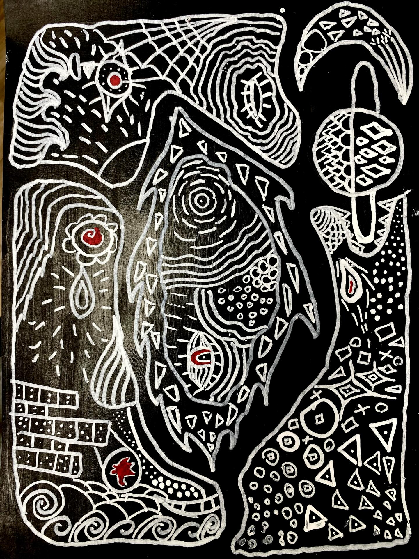 Aurèle #acrylique #posca