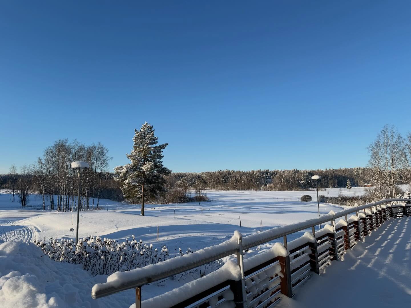Aamupäivän tilanne. -16 C