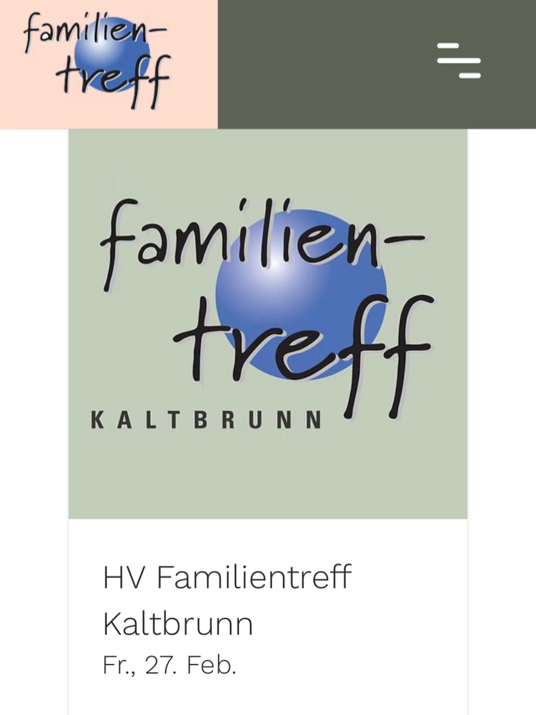 JETZT ANMELDEN‼️‼️https://www.familientreff-kaltbrunn.ch/event-details/hv-familientreff-kaltbrunn