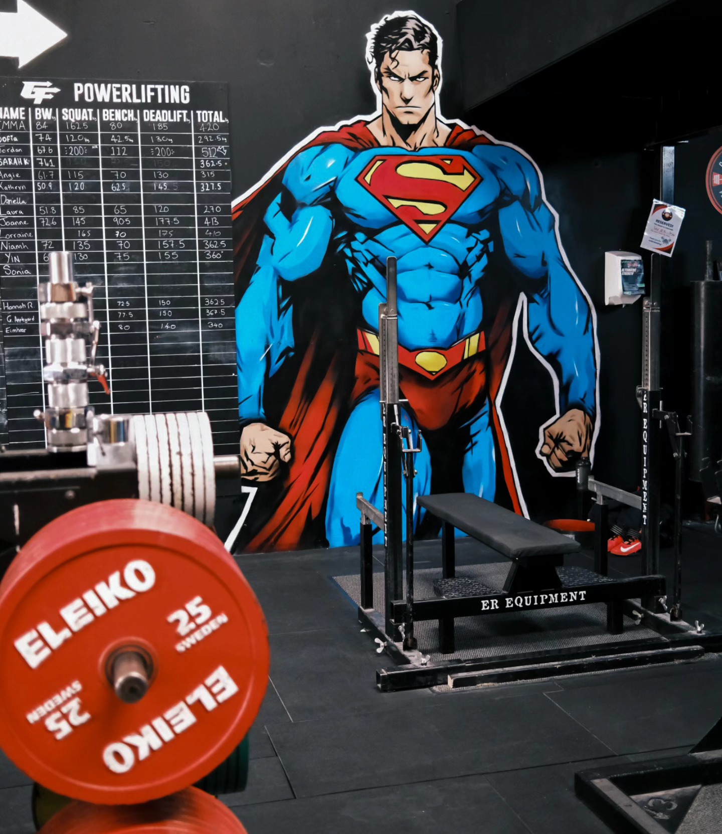 The new Gain Forth Guardian
@acesprayworks working magic again
New Gym Art
#superman #superhero