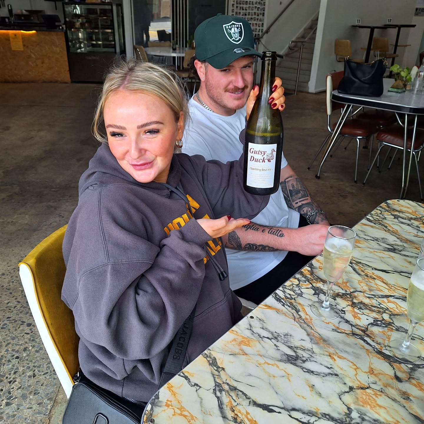 Caitlin loves our Gutsy Duck bubbles