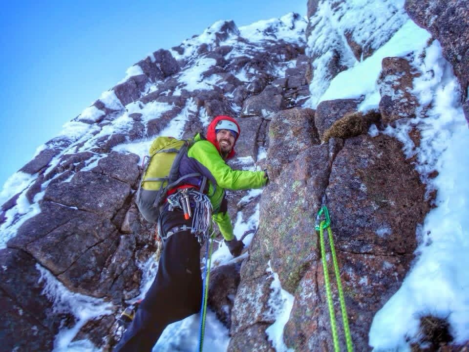 2015, my last Scottish winter trip, I think.
What do you reckon, time for a comeback?!
To really get the most out of Scottish winter in my opinion you do have to enjoy a bit of suffering. The mountains there aren’t the biggest or most remote but they can be wild and still very committing.
This route was in Corrie an t-Sneachda which is a pretty short walk it but the conditions can still be hard and the weather as brutal as anywhere.
There’s so many different niches in climbing and I’ve done a lot of them, although far from all, and even after climbing for well over 20 years I think they’re all as good and as impressive as each other, just in different ways.
The hardest moves I’ve done have been bouldering, the most suffering I’ve had is in Scotland, the most tiring days the Alps, the scariest times on trad, the most frustrating / satisfying on sport projects. The omission I’d like to correct is a big wall.
(I’ve used this pic various times, sadly I have so few photos of these Scottish trips 😥)
#winterclimbing #rockclimbing #scotland #mountaineer