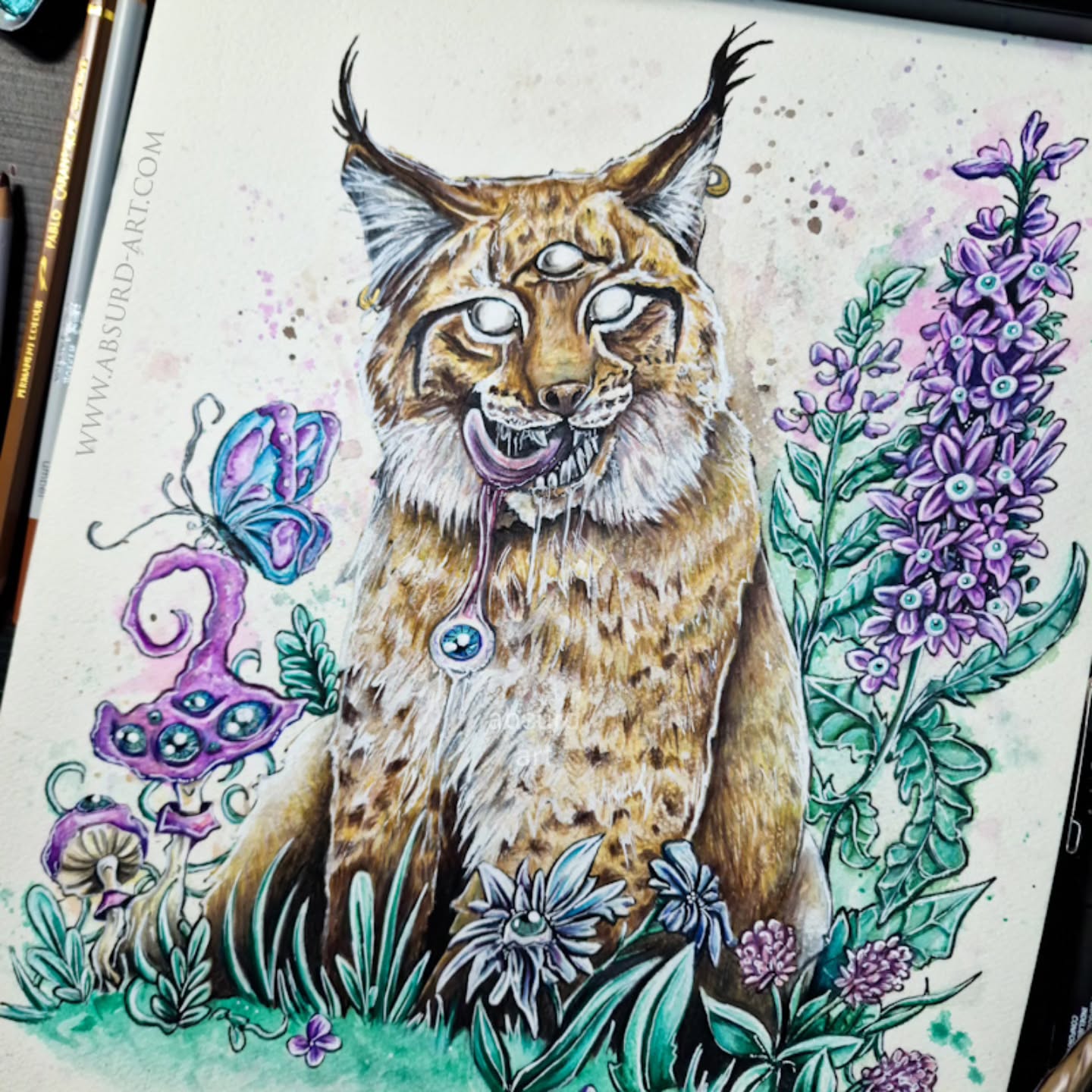 Der Luchs hat für mich eine besondere Bedeutung. Er erscheint mir nicht nur in Träumen, sondern war auch einer der ersten inneren Helfer, die ich mir zu Beginn der Traumatherapie vorstellen konnte. Ganz grob erklärt: Innere Helfer sind Schutzfiguren oder ressourcenaktivierende Anteile, die in der Psychotherapie unterstützend zur Seite stehen können. Mit etwas Übung helfen sie nicht nur in der Therapiesitzung, sondern auch im Alltag als stabilisierender Skill. Das Thema ist sehr komplex - Wenn ihr „Innere Helfer“ googelt, findet ihr viele hilfreiche Informationen. Einer meiner wichtigsten Helfer ist bis heute ein Luchs namens Artemis. 💕
Wie findest du Artemis? Hat der Luchs für dich auch eine spezielle Bedeutung? Oder ein anderes Tier?
Weitere Informationen:
◇ Maße: 26,0 cm x 36,0 cm
◇ Technik: Mixed Media
◇ Papier: 300 g/m² Canson Heritage Aquarell-Block Feinkörnig
◇ Aquarellfarben, Buntstifte, Marker
Artemis sucht noch ein Zuhause ❤️🩹
Solltest du dich für ihn entscheiden wird er...
◇ sorgfältig und sicher verpackt
◇ auf der Vorderseite signiert
◇ auf der Rückseite handschriftlich mit Titel, Datum, Ort sowie Unterschrift oder Stempel versehen
◇ ausschließlich versichert und mit Sendungsnummer versendet
Und du bekommst ein handmade Echtheitszertifikat von mir. 😊
Wünsche euch einen angenehmen Tag. ✨️
#krafttier #artistherapy #lynx #surrealart #bobcat