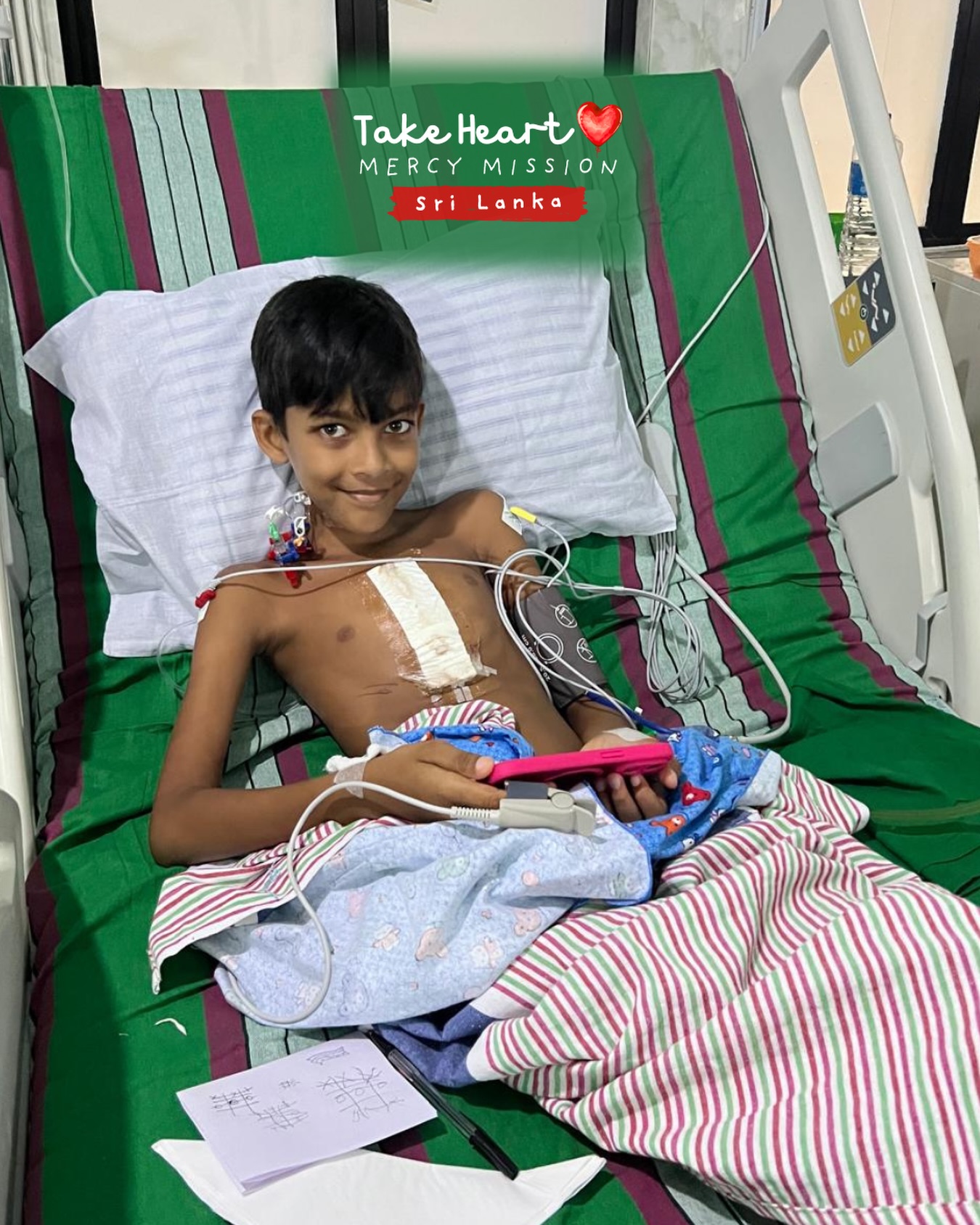 💙 Meet Karthik
Karthik was 11 years old when he had his life-saving heart surgery in October, after being referred to our team from Lady Ridgeway Hospital. He was born with a rare heart condition called Ebstein’s anomaly, and his journey is a powerful reminder of why this work matters so much.
Stories like Karthik’s are only possible because of the generosity of our supporters.
👉 To help provide another child with life-saving care, please click the link in our bio to donate.
#takeheartmercymission #savinglittlehearts #srilanka #heartsurgery #lifesavingcare