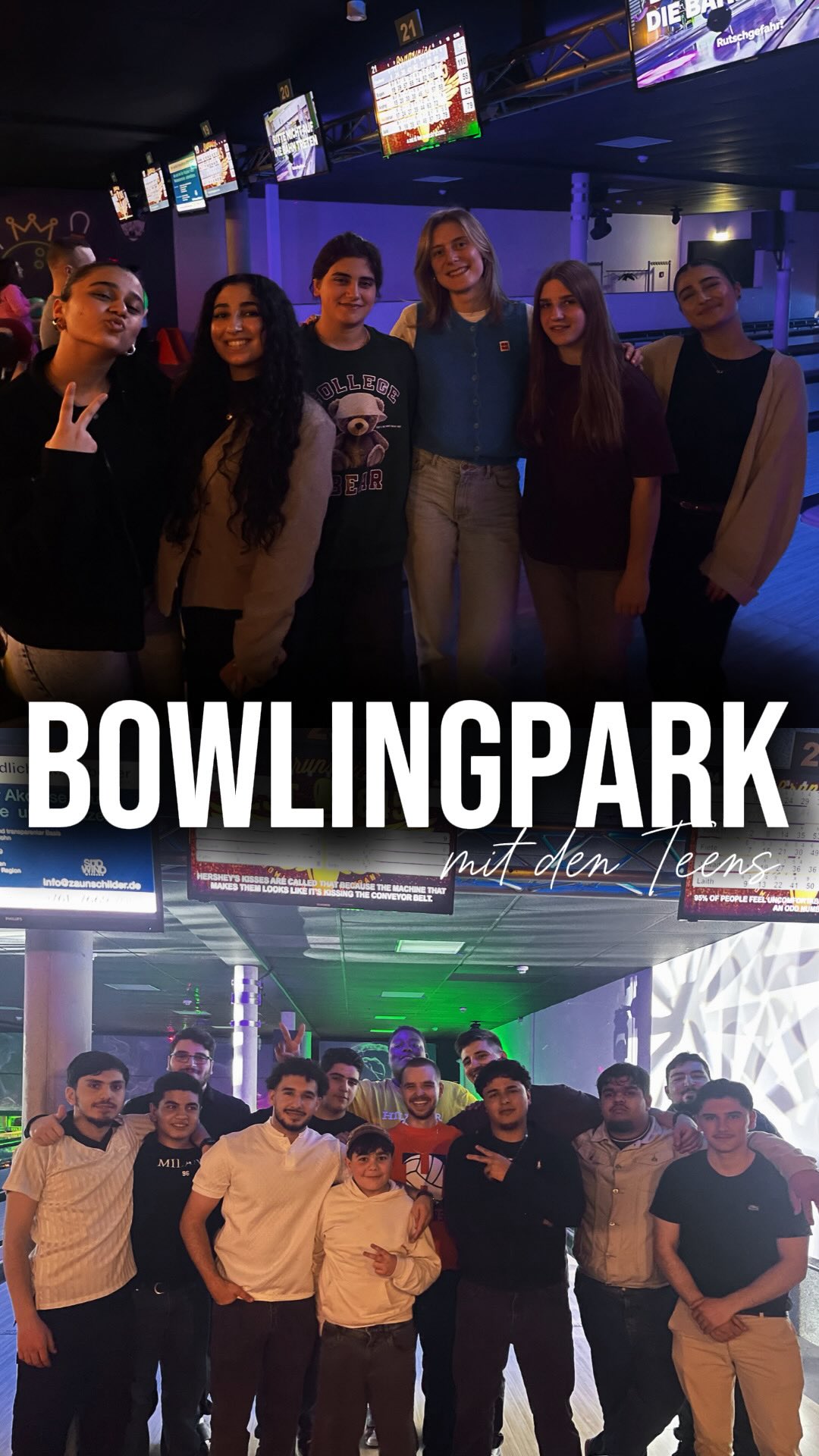 Gemeinsam mit unseren Teen Girls ging es mit den Teen Boys in den Bowlingpark. Hier haben wir auf gleich drei Bahnen mit viel Ehrgeiz, Teamgeist und guter Laune dem Strike nachgejagt.
Mit über 20 Teens erlebten wir einen rundum gelungenen Abend voller Freude, Lachen und wertvoller gemeinsamer Zeit.
Vor allem das Miteinander stand im Mittelpunkt und zeigte, wie wichtig gemeinsame Aktionen sind 🎳
Ein riesengroßes Dankeschön an @directhelp.betterfuture die uns solche Aktionen ermöglichen! 🧡
#bowling #freiburg #stadtpiratenfreiburg