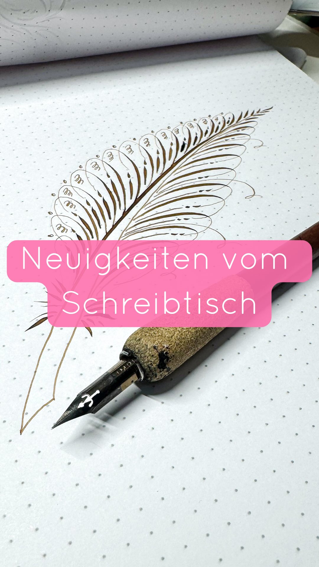 ☀️ Momentan probiere ich mich am kalligraphischen Zeichnen aus nach Anleitung von @openinkstand - da gibt es noch soviel zu lernen! Am schwierigsten finde ich, die Linien und Ovale so zu ziehen, dass sie gleichmäßig ausehen und den Druck auf die Feder nicht zu sehr varriieren zu lassen. Da hilft nur üben 😅
❤️ Folge mir gern für weitere Einblicke in die Welt der Kalligraphie!
#kalligraphisch #zeichnenmitfeder #federzeichnung
Kalligraphie l Kalligraphisch Zeichnen l Schriftkunst l Hannover