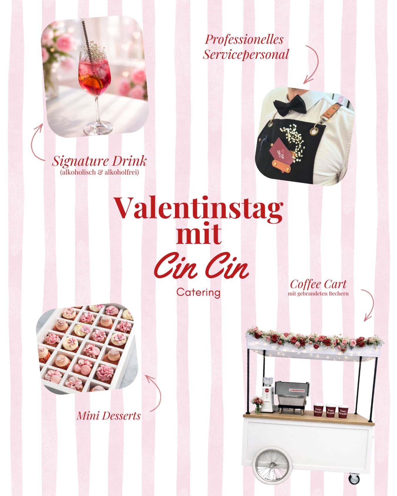 LAST MINUTE OPTION:
Sichert euch die letzten Termine für unser Valentinstags-Special 💘
Kontaktiert uns jetzt unter:
office@cincincatering.com
#catering #vienna #valentinstag #events #cincin