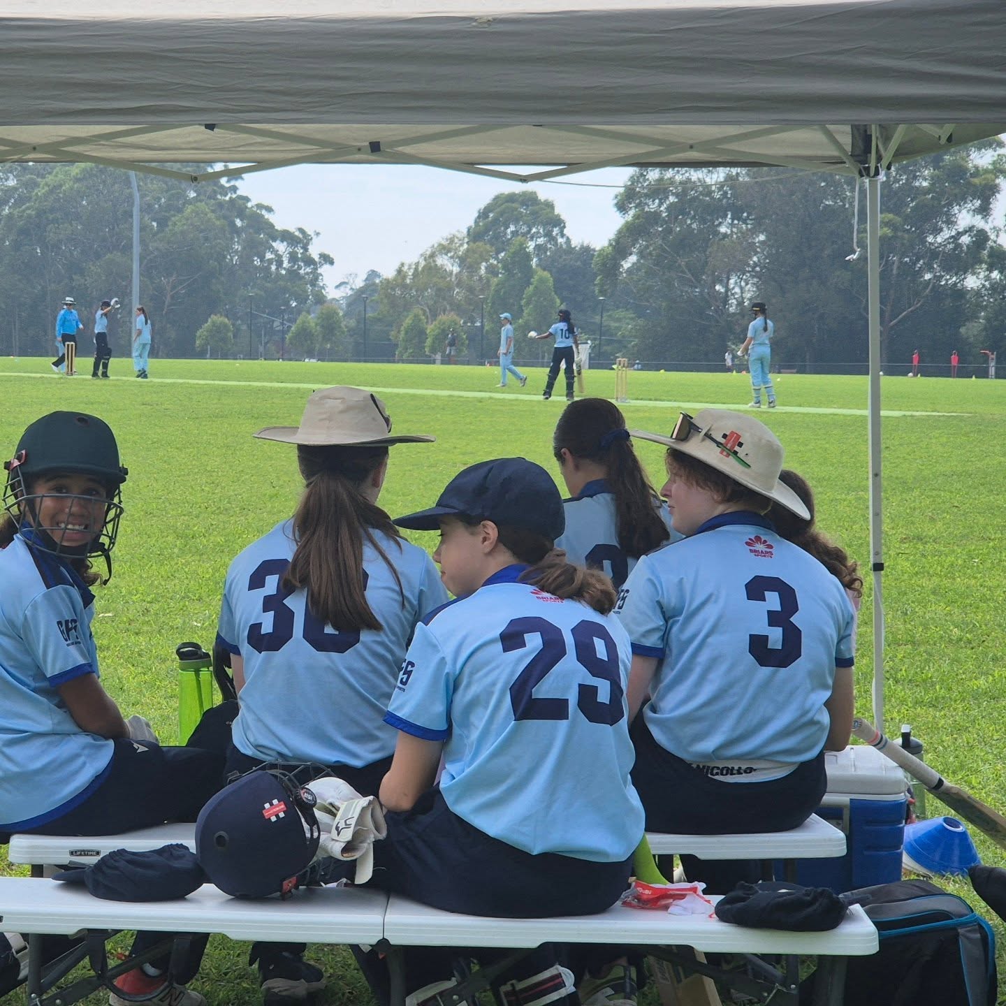 Our Mollie Dive girls battling hard against North Shore