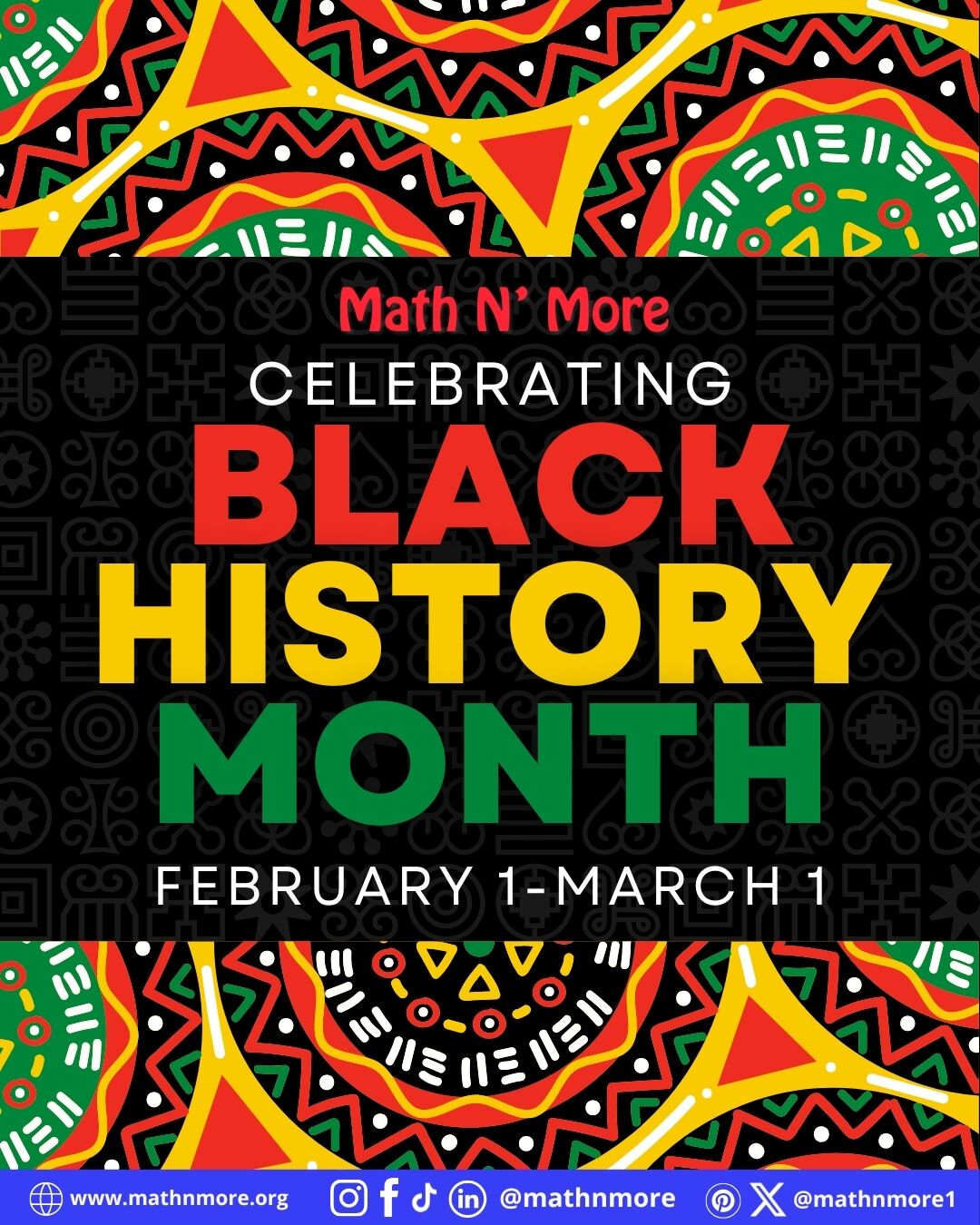 🖤 Black History Month is here at Math N’ More!
We’re celebrating the legacy and brilliance of Black leaders in math and education—past and present. Because Black history is math history.
Representation matters, today and every day.
#MathNMore #BlackHistoryMonth #BlackExcellenceInSTEM #RepresentationMatters #LearningIsPower #EquityInEducation #MathIsLife