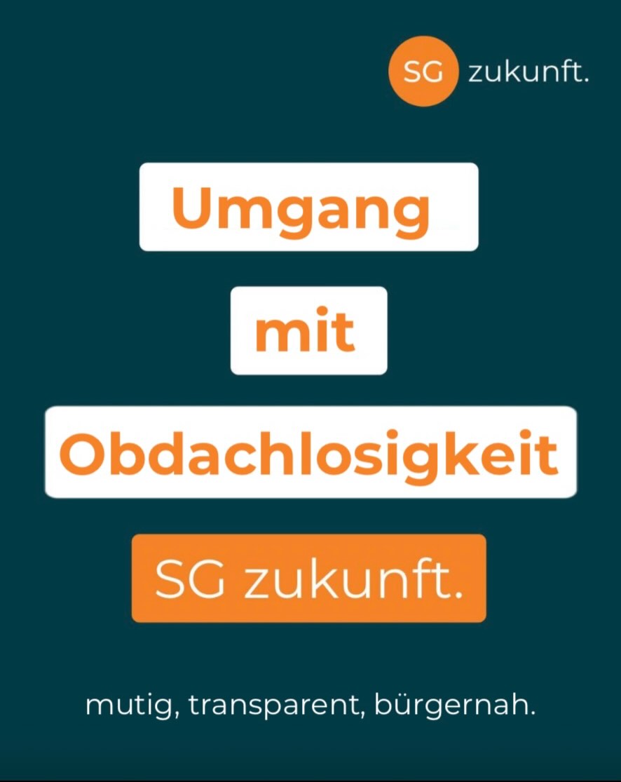 Zum aktuellen Thema Obdachlosigkeit im öffentlichen Raum haben wir eine Pressemitteilung veröffentlicht und gemeinsam mit der CDU einen Antrag in den Stadtrat eingebracht.
Unser Ziel: Eine ausgewogene Lösung, die Menschlichkeit und Ordnung verbindet. 🧡💪
Dauerhafte Übernachtungen in bestimmten öffentlichen Bereichen sollen künftig unterbunden werden. Gleichzeitig möchten wir konkrete, menschenwürdige Unterbringungs- und Wohnperspektiven schaffen.
Für uns ist klar: Es geht nicht um Verdrängung, sondern um Perspektiven, Sicherheit und tragfähige Lösungen für unsere Stadt.
#sgzukunft #zukunftgestalten #gemeinsamvorwärts
